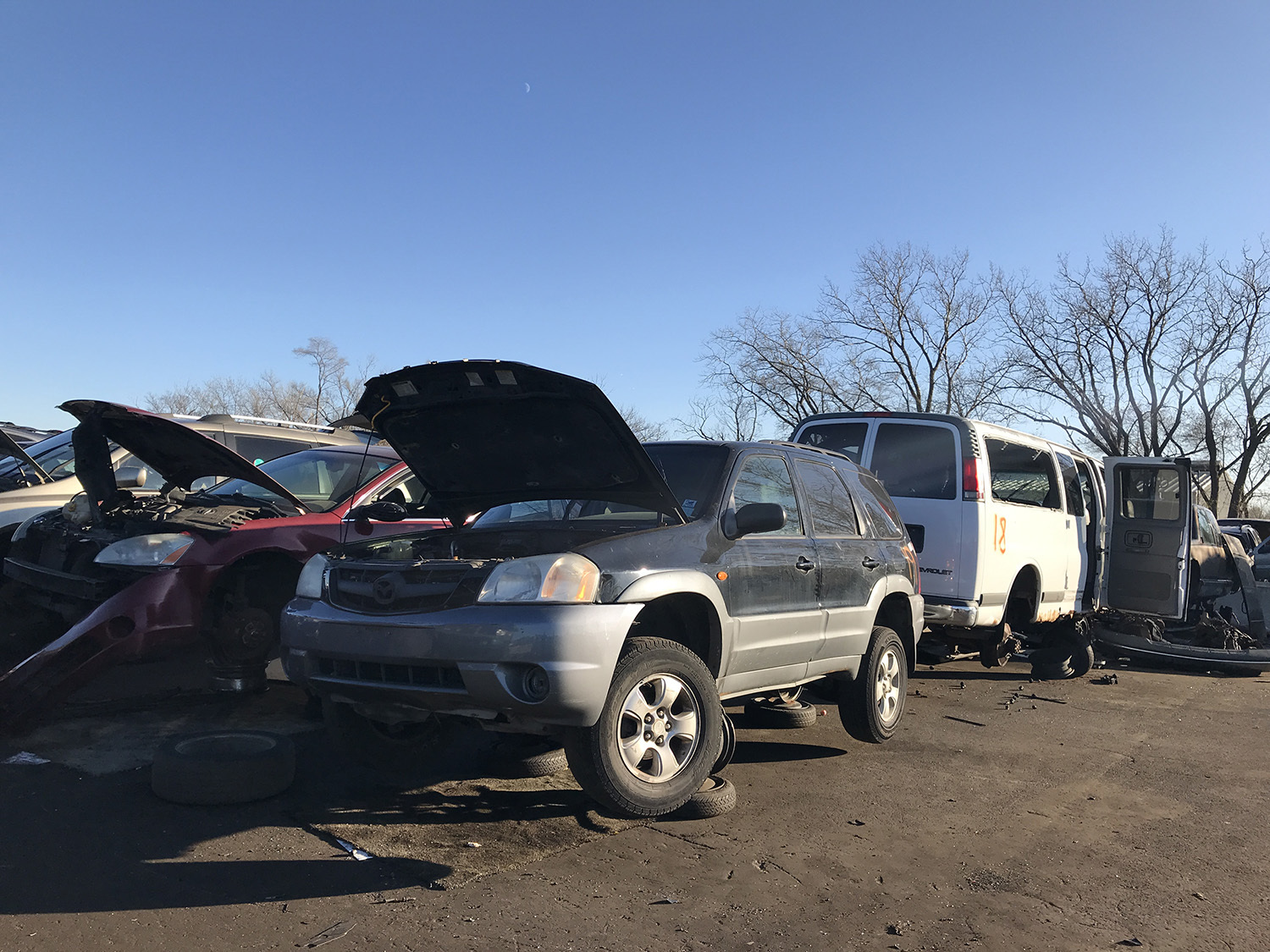 American car junkyard - My, USA, Auto, Dump, Разборки, Longpost