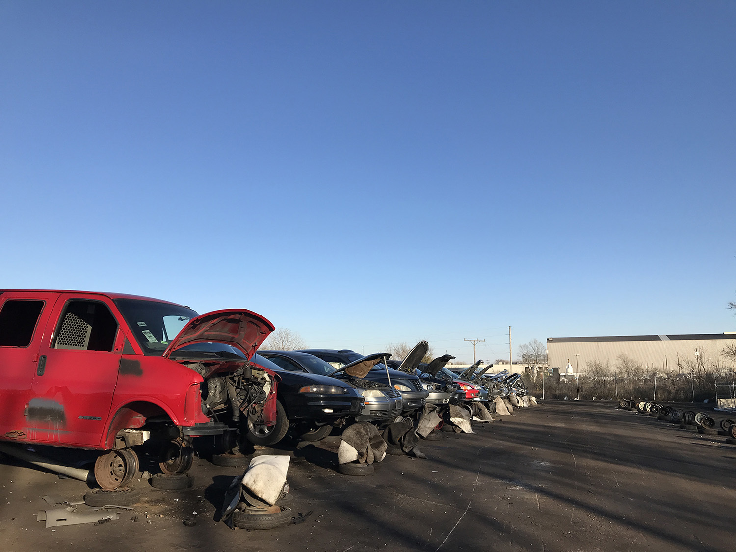 American car junkyard - My, USA, Auto, Dump, Разборки, Longpost