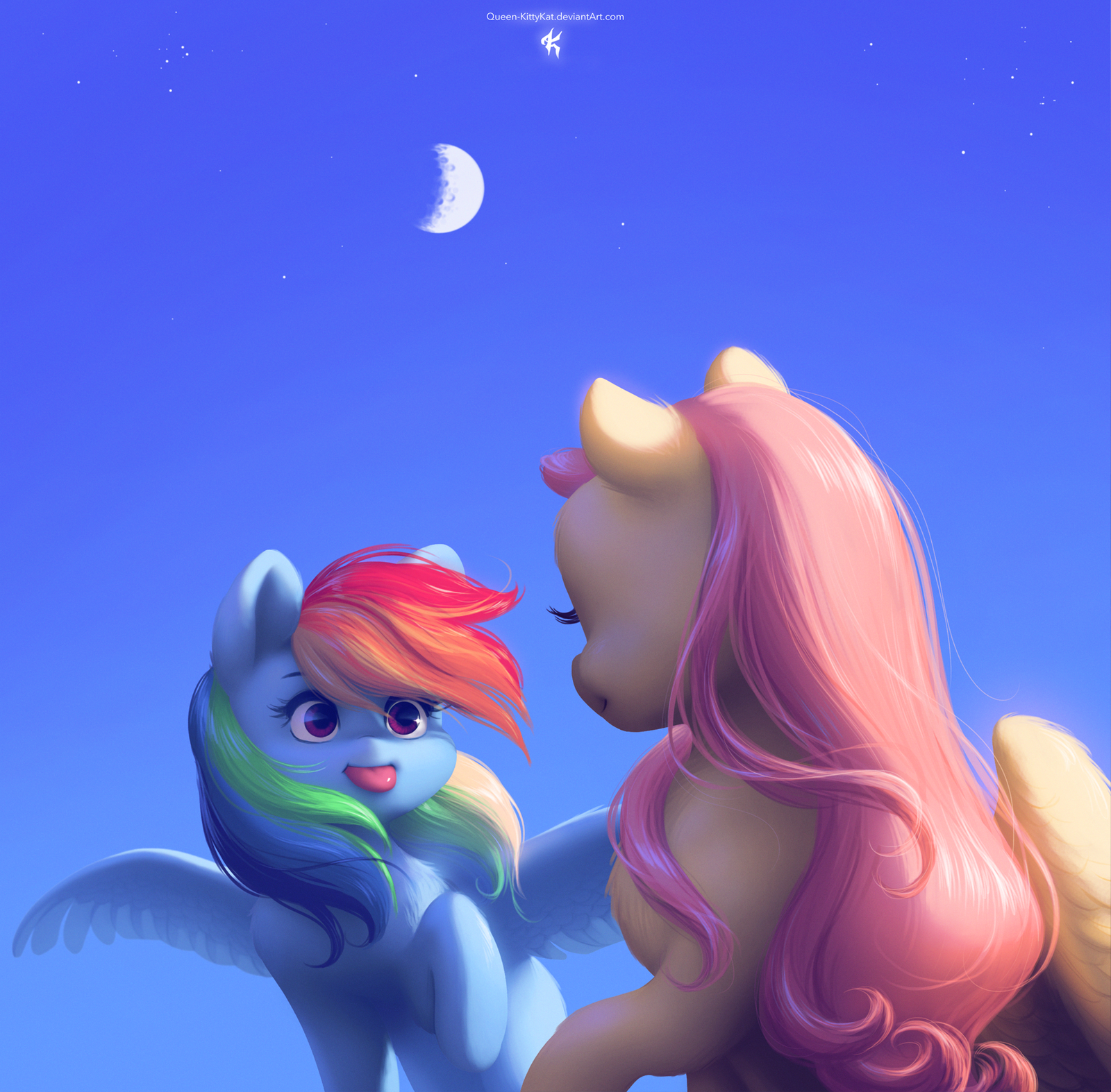 Derp :p - My Little Pony, Rainbow Dash, Fluttershy, Язык, Katputze, Rd, Тег, Blep