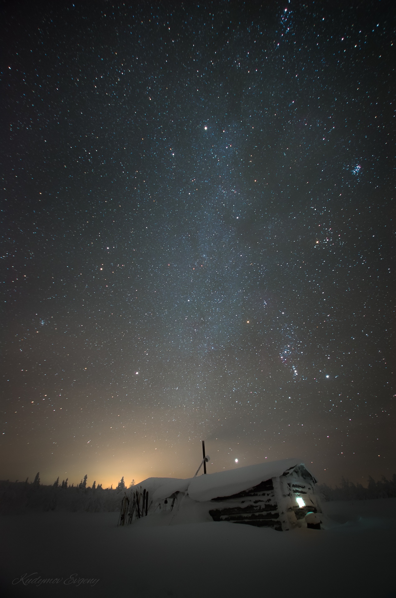 Under millions of stars (hut under the Kazan stone, in the upper reaches of the Malaya Lampa) - Astrophoto, Ural, Main Ural Range, Tourism, The mountains, Nature, The photo, Longpost