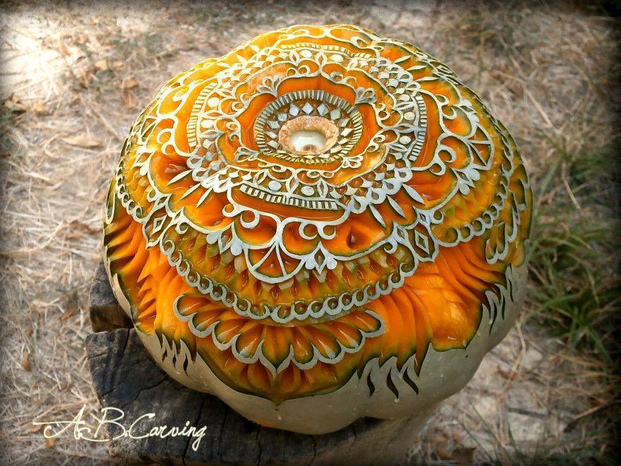 Carving on .... pumpkin - Creation, Thread, Art, , Longpost, Carving