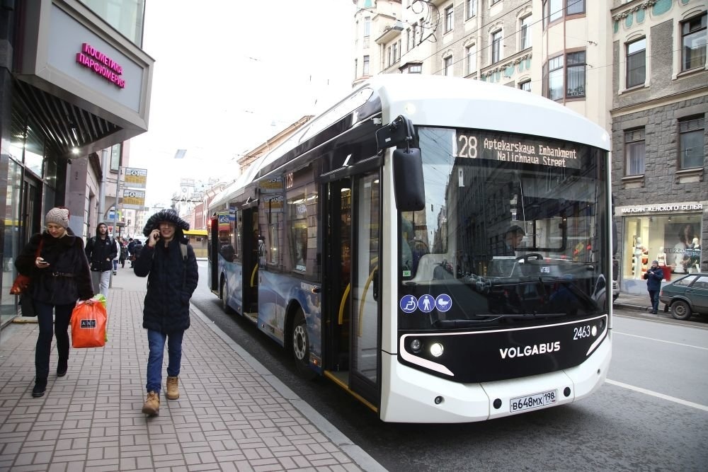 В Санкт-Петербурге на линию вышли первые электробусы VOLGABUS - Санкт-Петербург, Vоlgabus, Россия, Производство, Российское производство