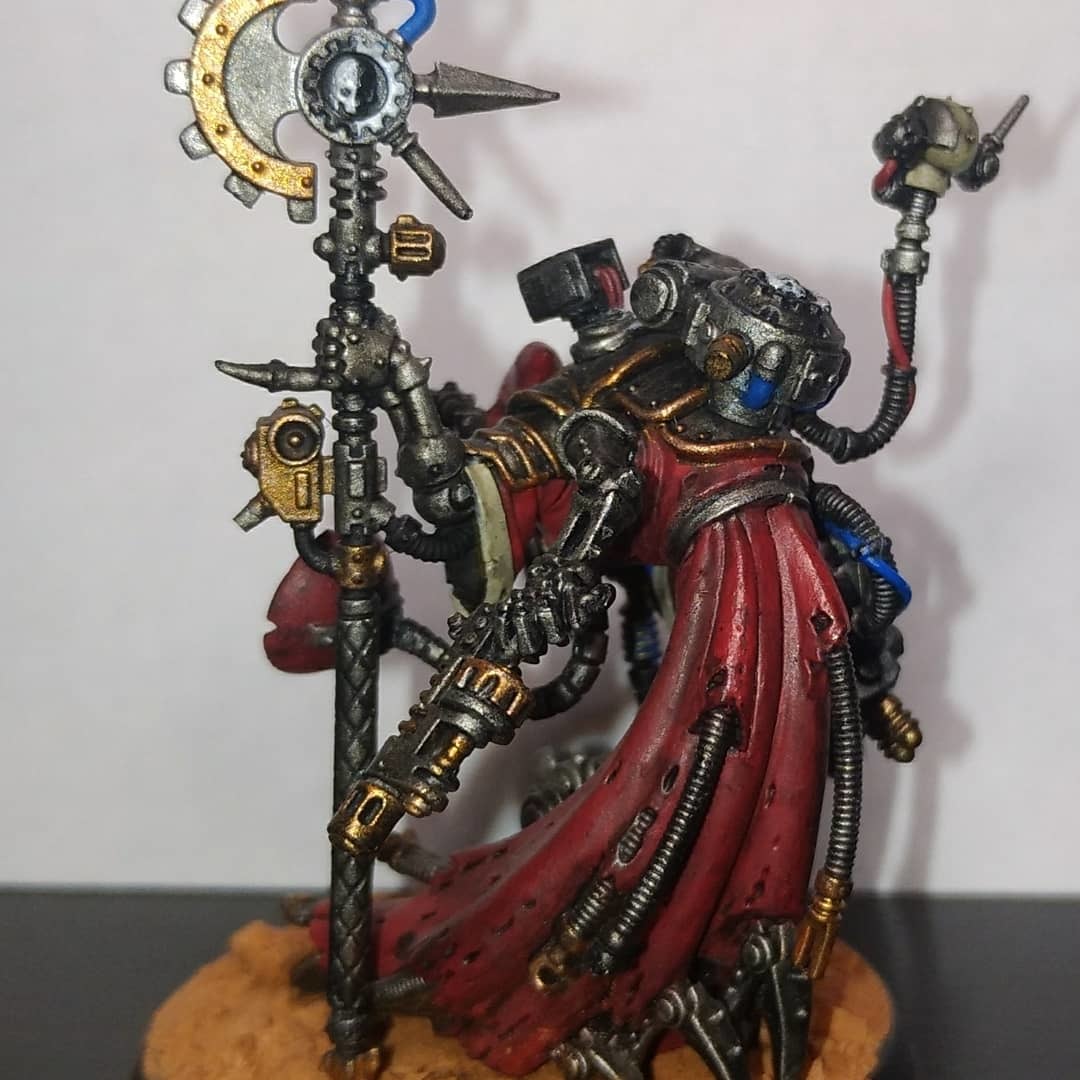 We continue to paint mechanicums - My, Warhammer, Warhammer 40k, Adeptus Mechanicus, Magos, Painting miniatures, Wh miniatures, Longpost