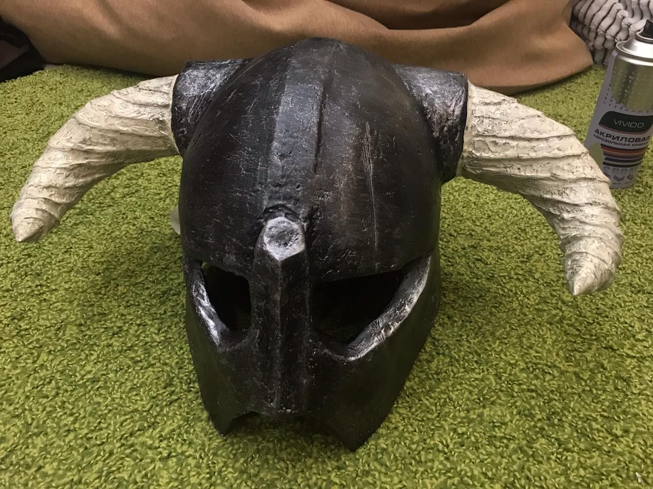 DIY Dovakin's helmet - My, Skyrim, Longpost, With your own hands, Papercraft