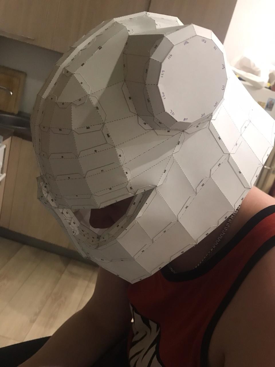 DIY Dovakin's helmet - My, Skyrim, Longpost, With your own hands, Papercraft