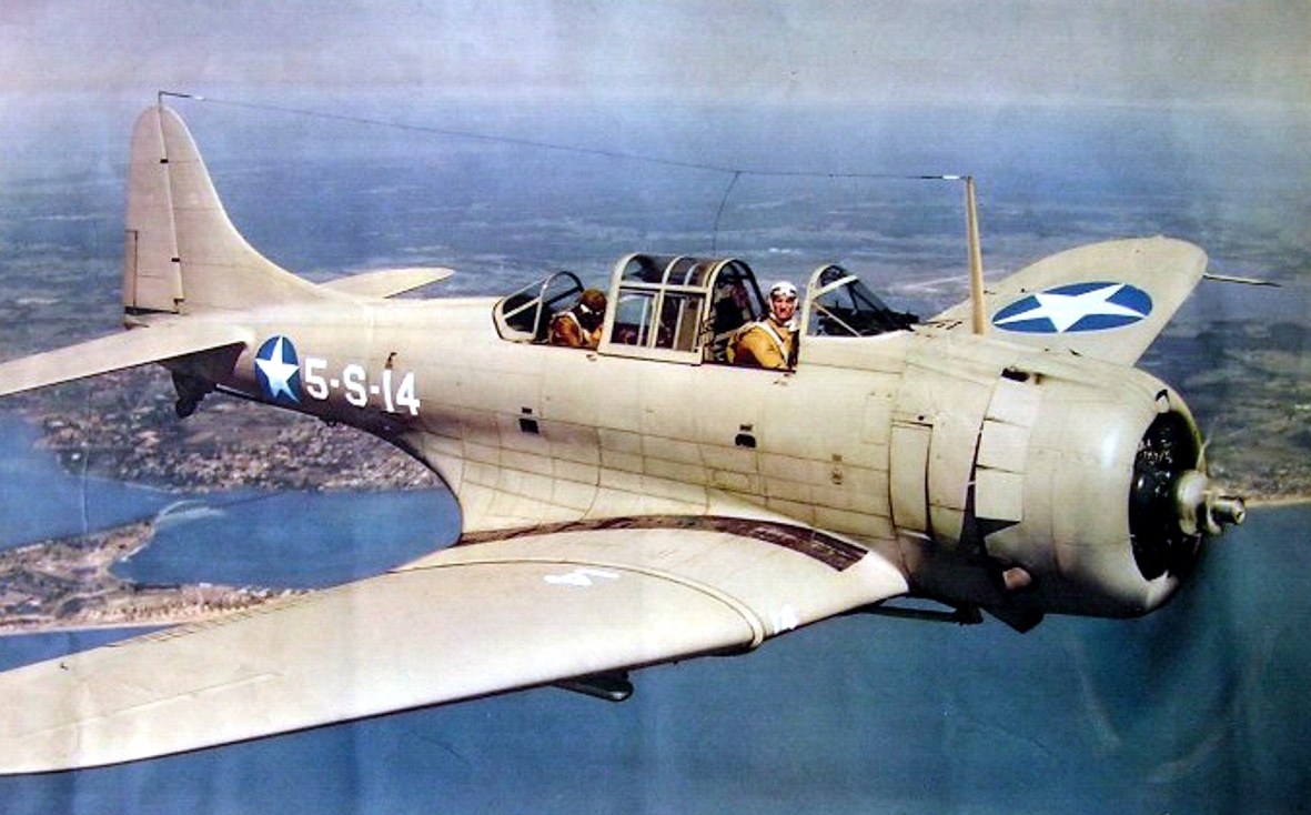 Douglas SBD-2 Dauntless. Fearless and slow death for the samurai fleet. - Airplane, Bomber, , Longpost