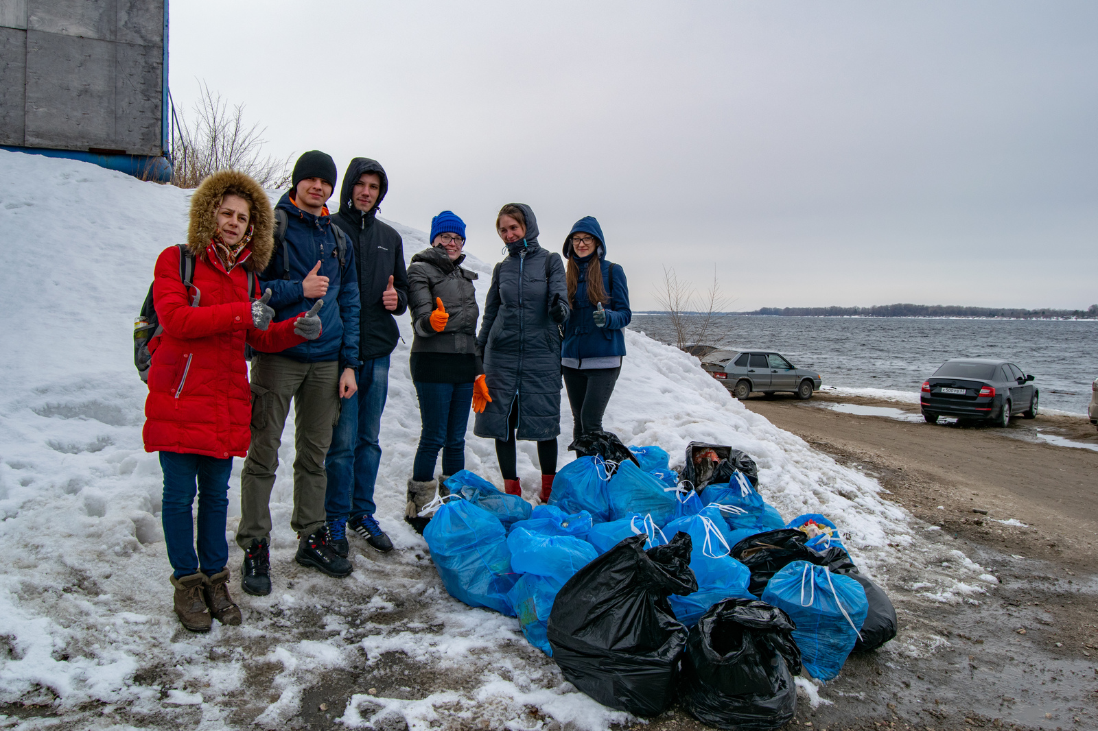 Raid in Samara on the banks of the Volga - My, Samara, Volga, Saturday clean-up, Pure Man's League, Longpost, Volga river