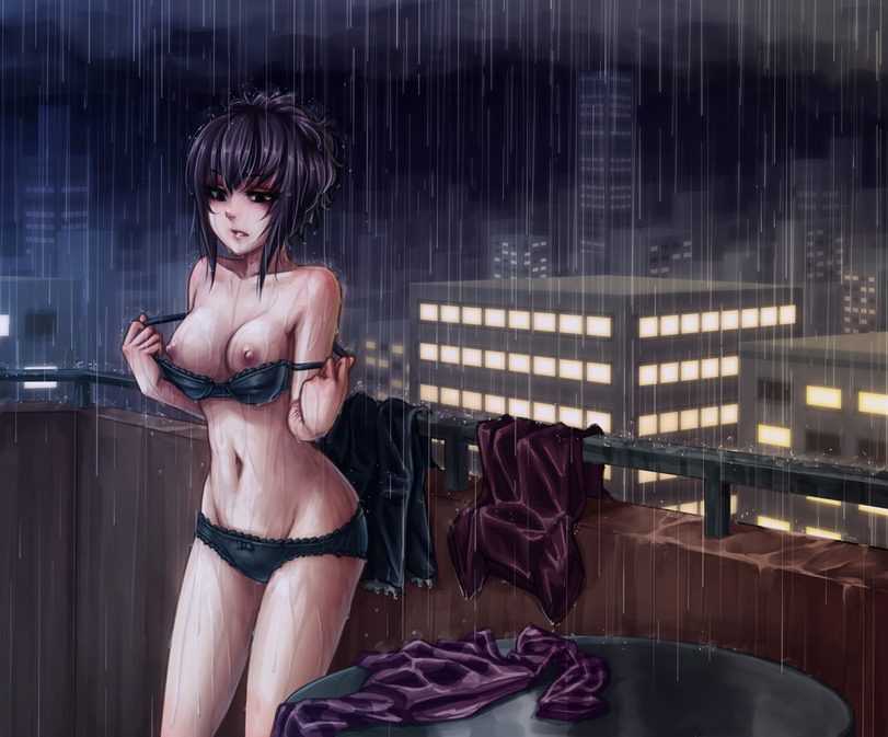 Cleaner - NSFW, Black lagoon, , Anime, Boobs, Beautiful girl