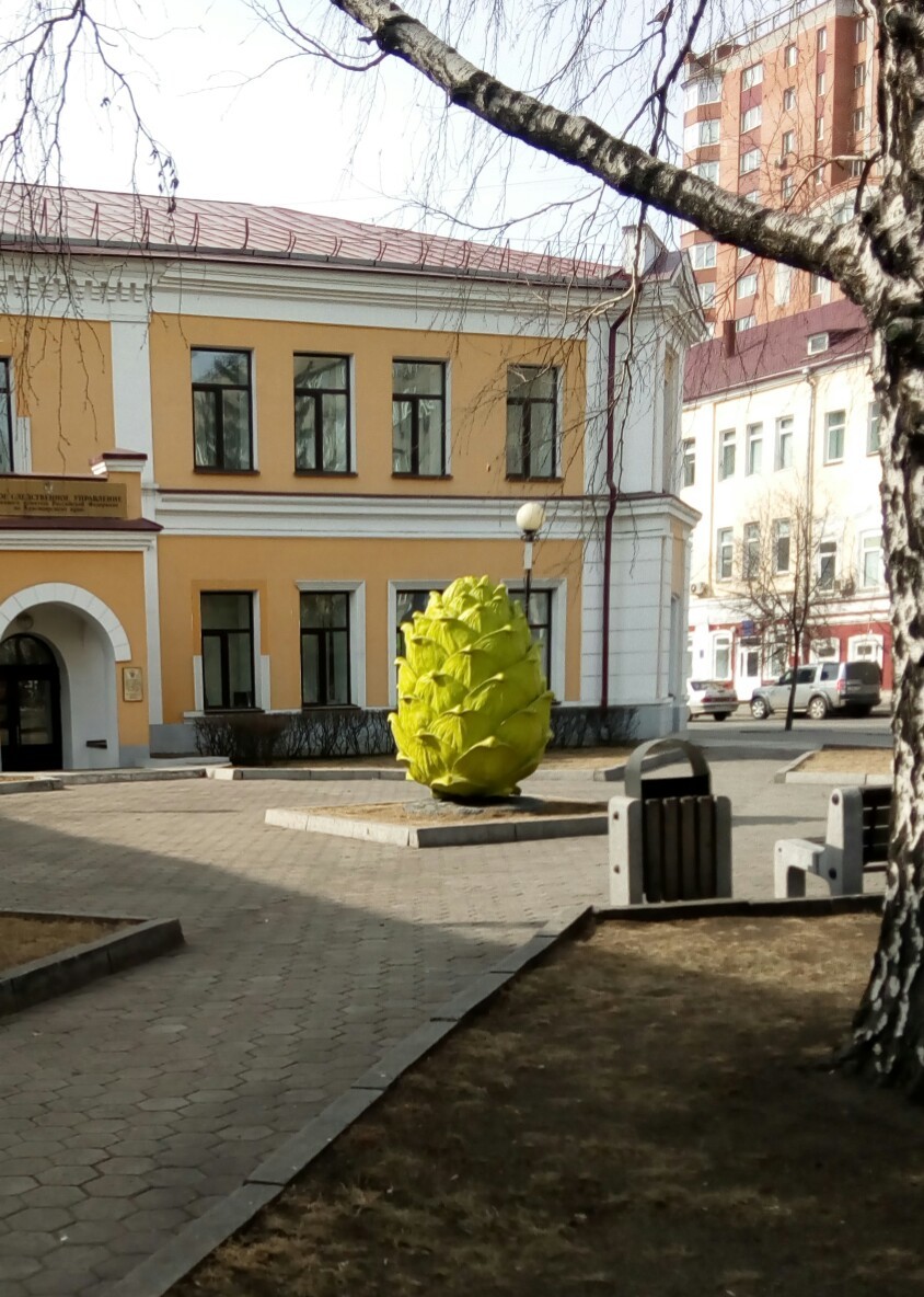 First shoots - My, Spring, Krasnoyarsk, , Sculpture, Longpost