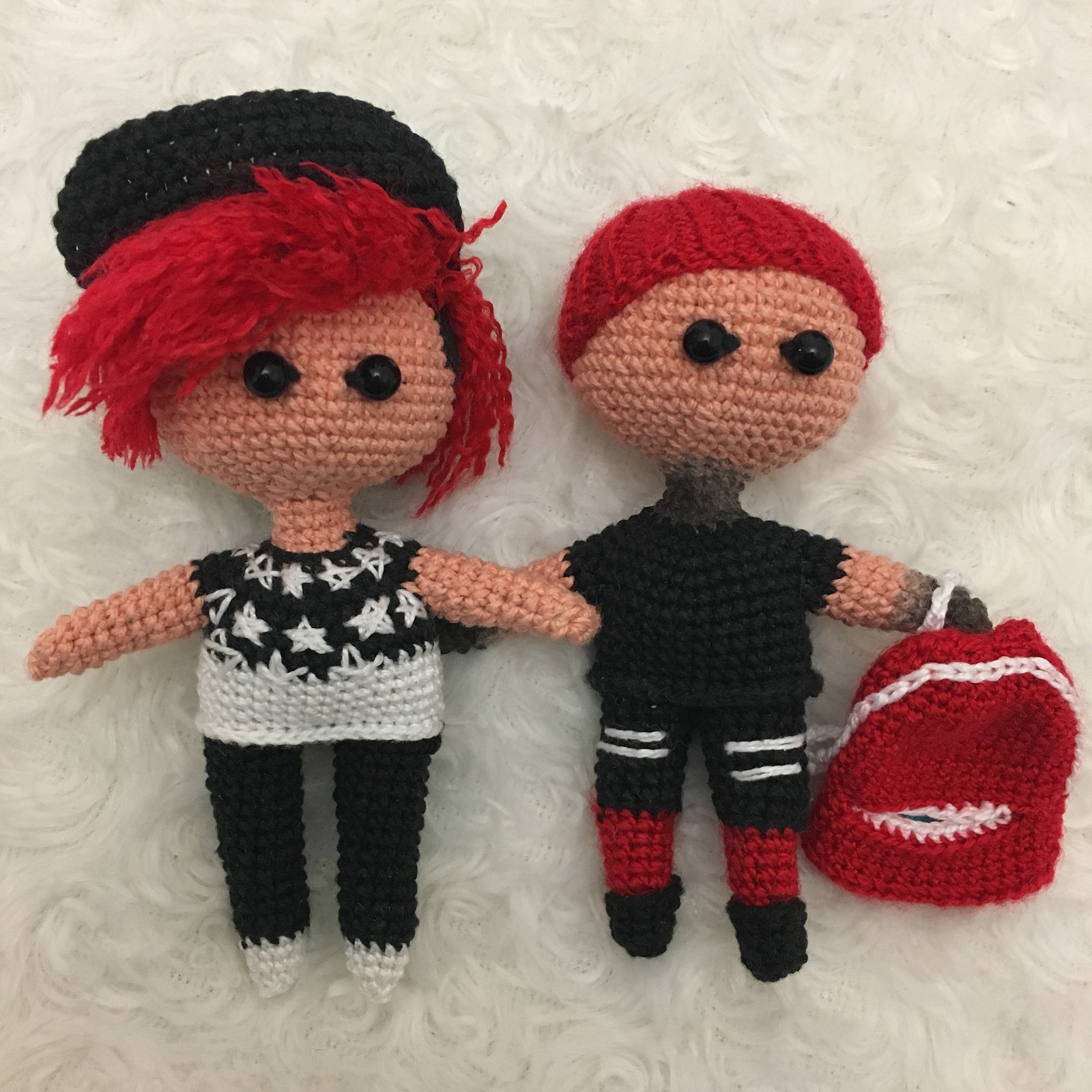 Dedicated to Twenty One Pilots fans - My, Twenty one pilots, Knitting, Amigurumi, With your own hands, Toys, Knitted toys, Longpost