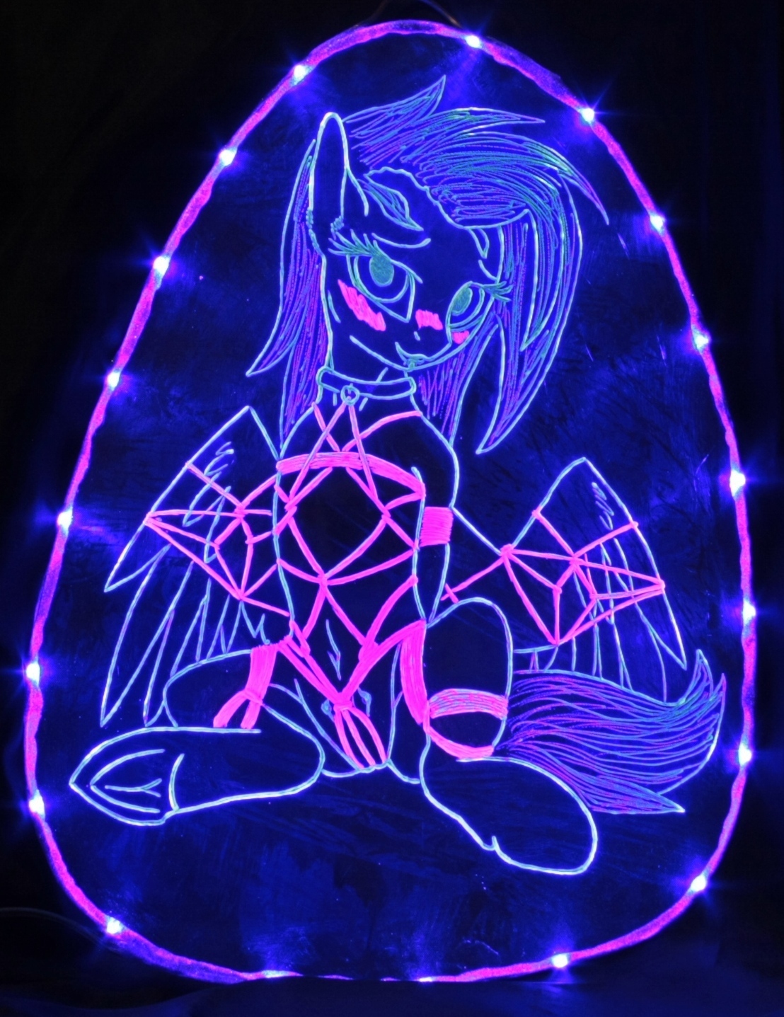 yummy - NSFW, My, MLP Suggestive, Original character, Shibari, Acrylight, Longpost