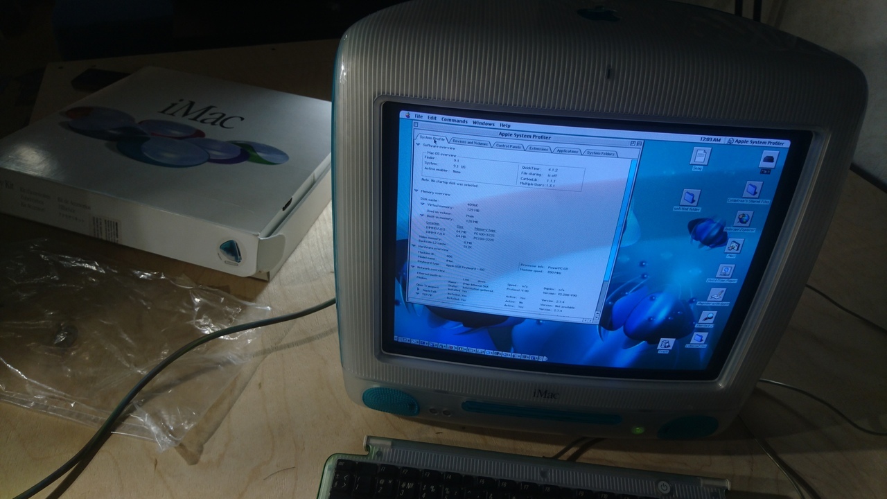 IMAC G3 капсула времени из чулана - Моё, Длиннопост, Видео, Распаковка, Imac, Macintosh, Компьютер