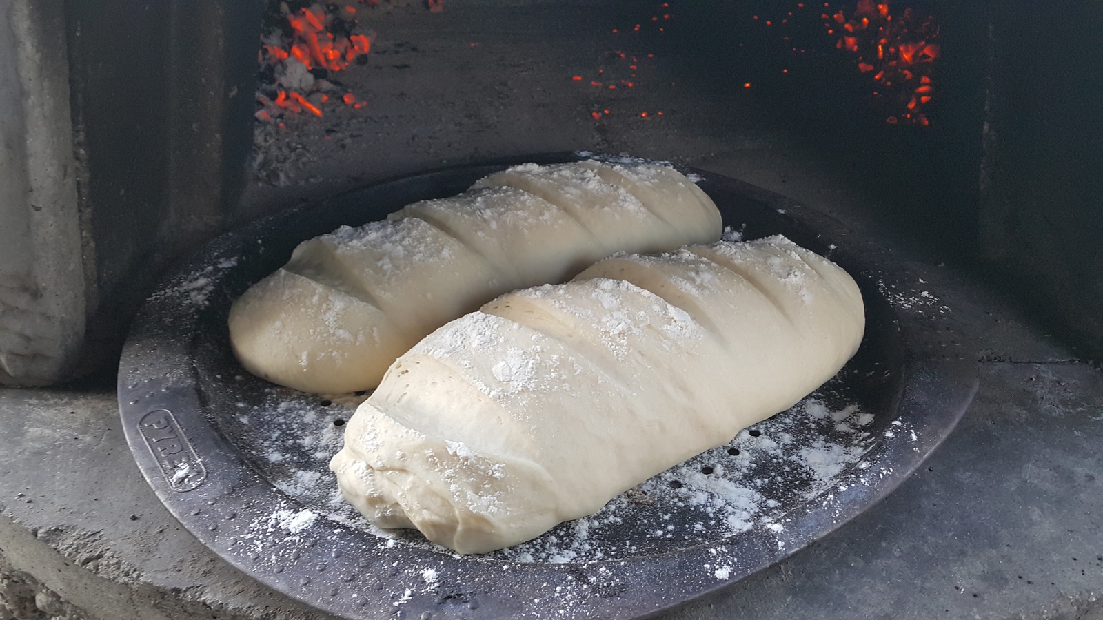 Pompeian oven. Bread - My, Pompeii Furnace, Food, Bread, Baton, With your own hands, Video, Longpost