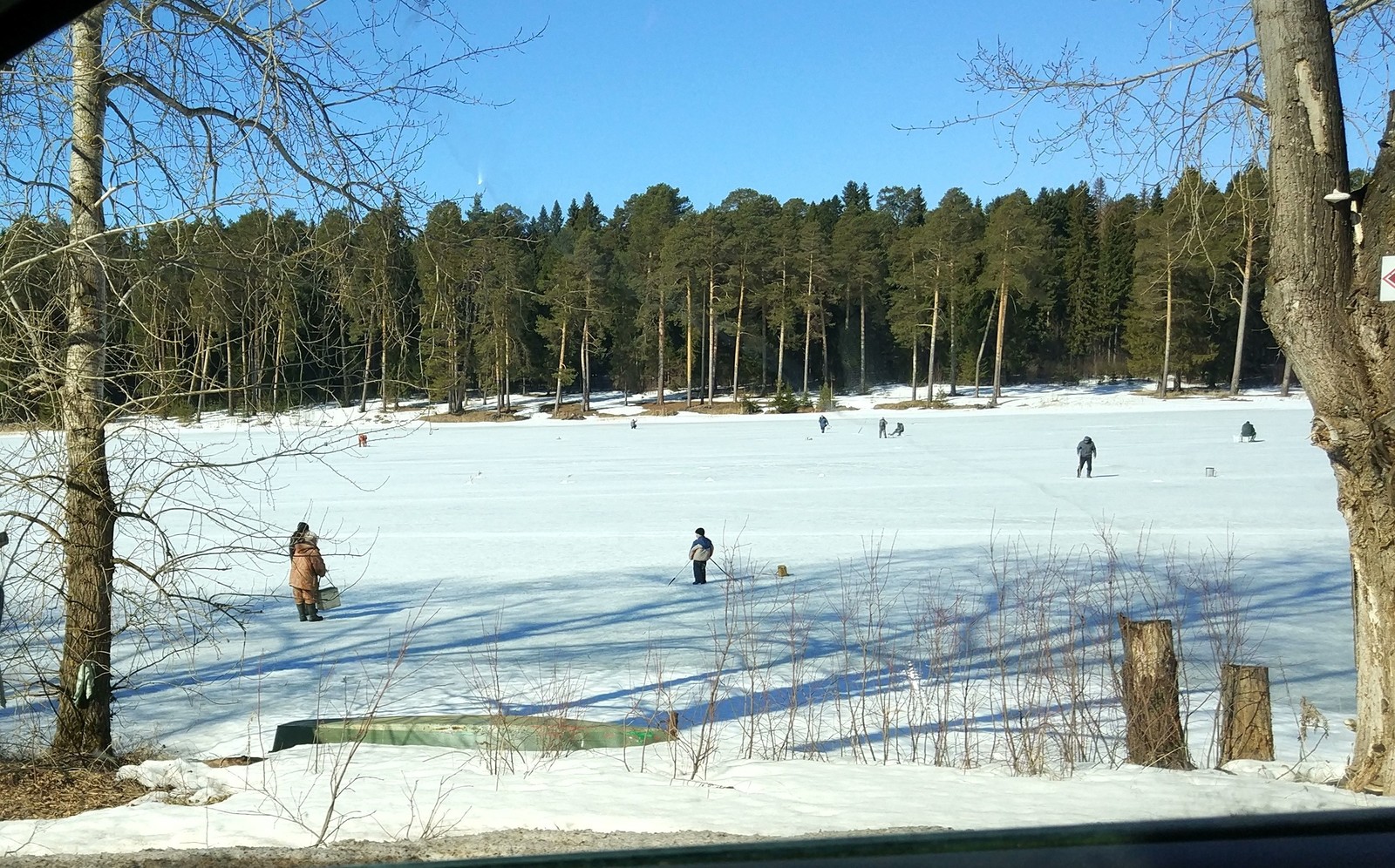 Fishermen. - My, Fishing, Spring, Astonishment, Perm Territory