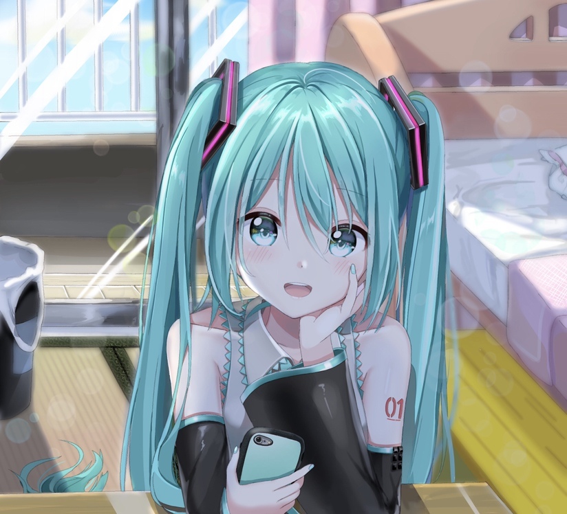 What are the plans for today? - Anime, Not anime, Vocaloid, Hatsune Miku, Anime art