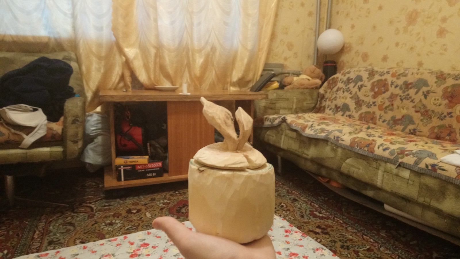 First experience with wood - My, Needlework, Crafts, Tree, Presents, Longpost