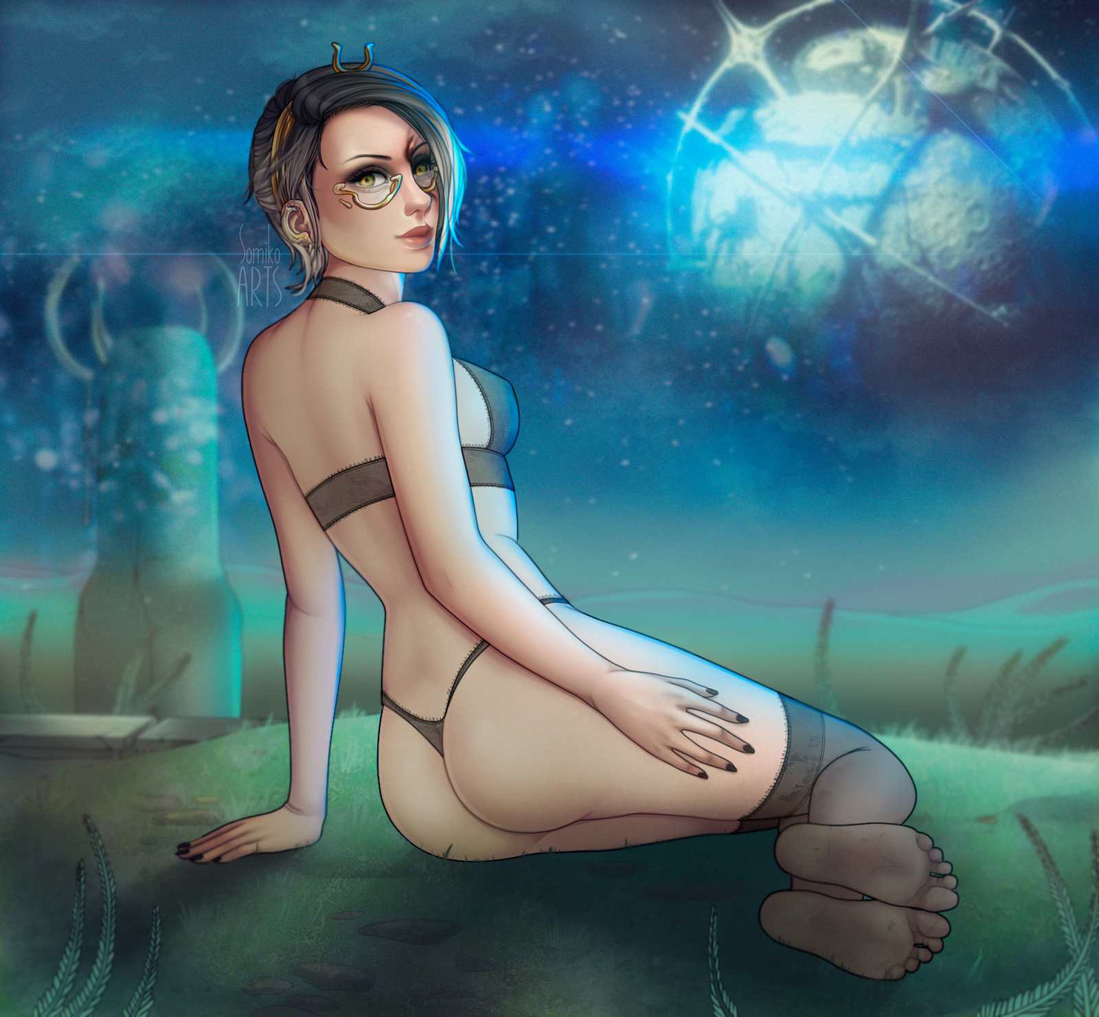 Art - NSFW, , Operator Warframe, Warframe, Games, Art, SomikoArts