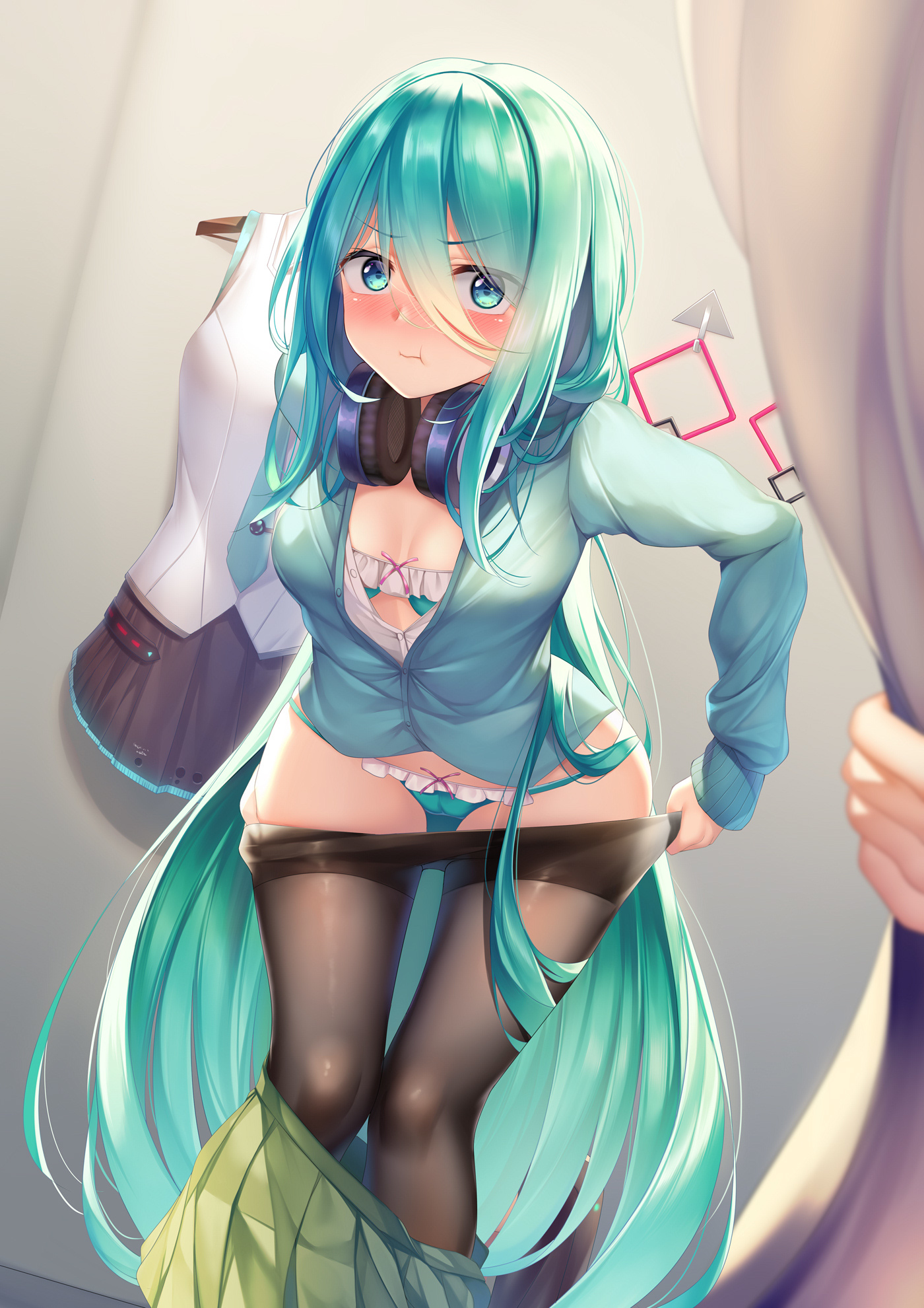 В раздевалке - NSFW, Аниме, Не аниме, Vocaloid, Hatsune Miku, Anime Art, Длиннопост