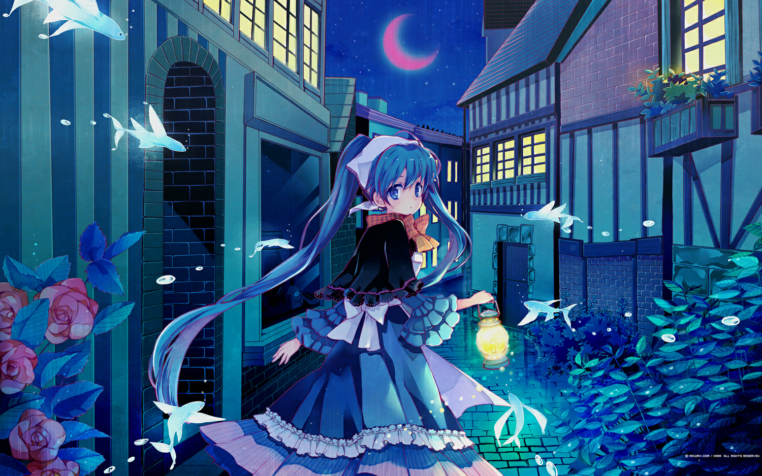 Vocaloid - Art, Vocaloid, , Hatsune Miku, Anime art, Longpost