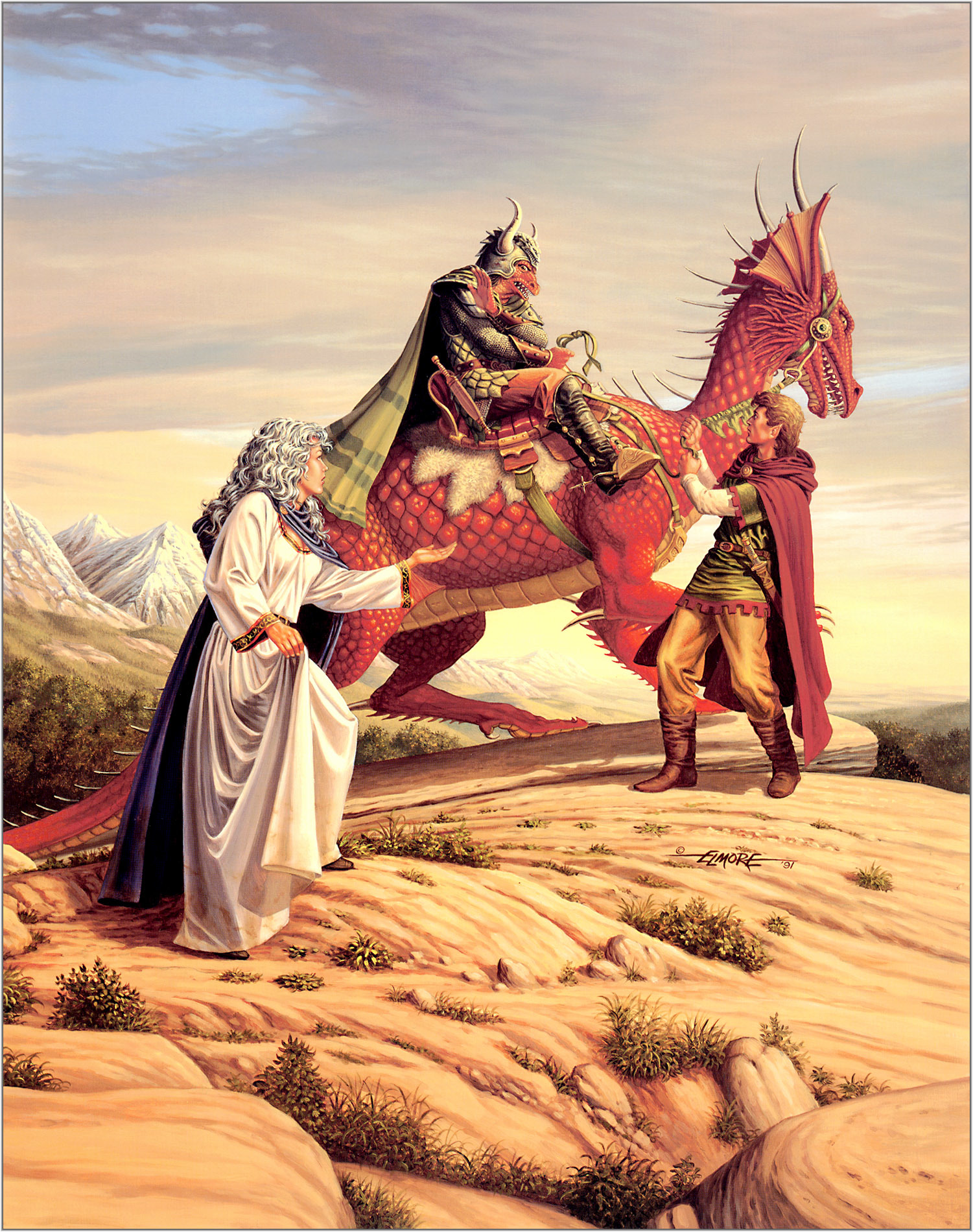 Artist Larry Elmore - Art, Fantasy, Fantasy, Girls, , Longpost