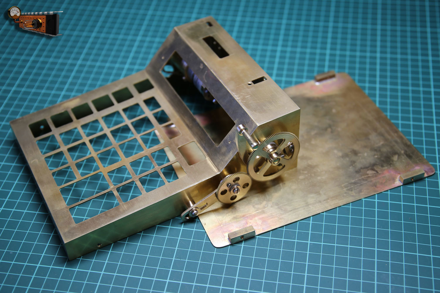 Electromechanical device for counting money Bablometr - My, Calculator, Steampunk, Homemade, Video, Longpost