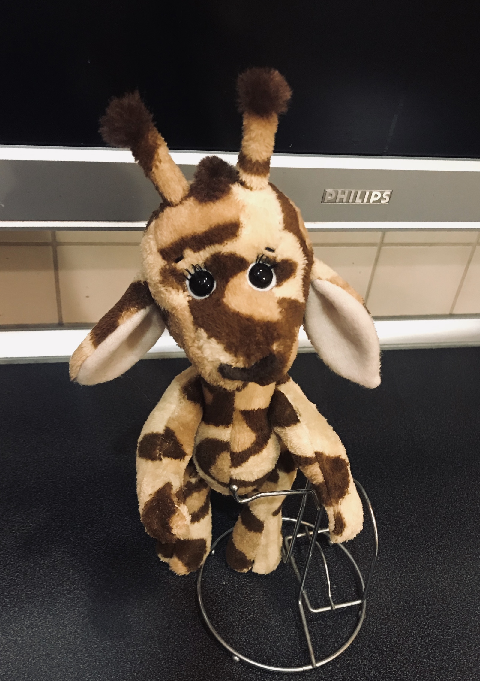 DIY giraffe - My, Toys, Soft toy, Giraffe, Author's toy, Needlework without process, Needlework, Longpost