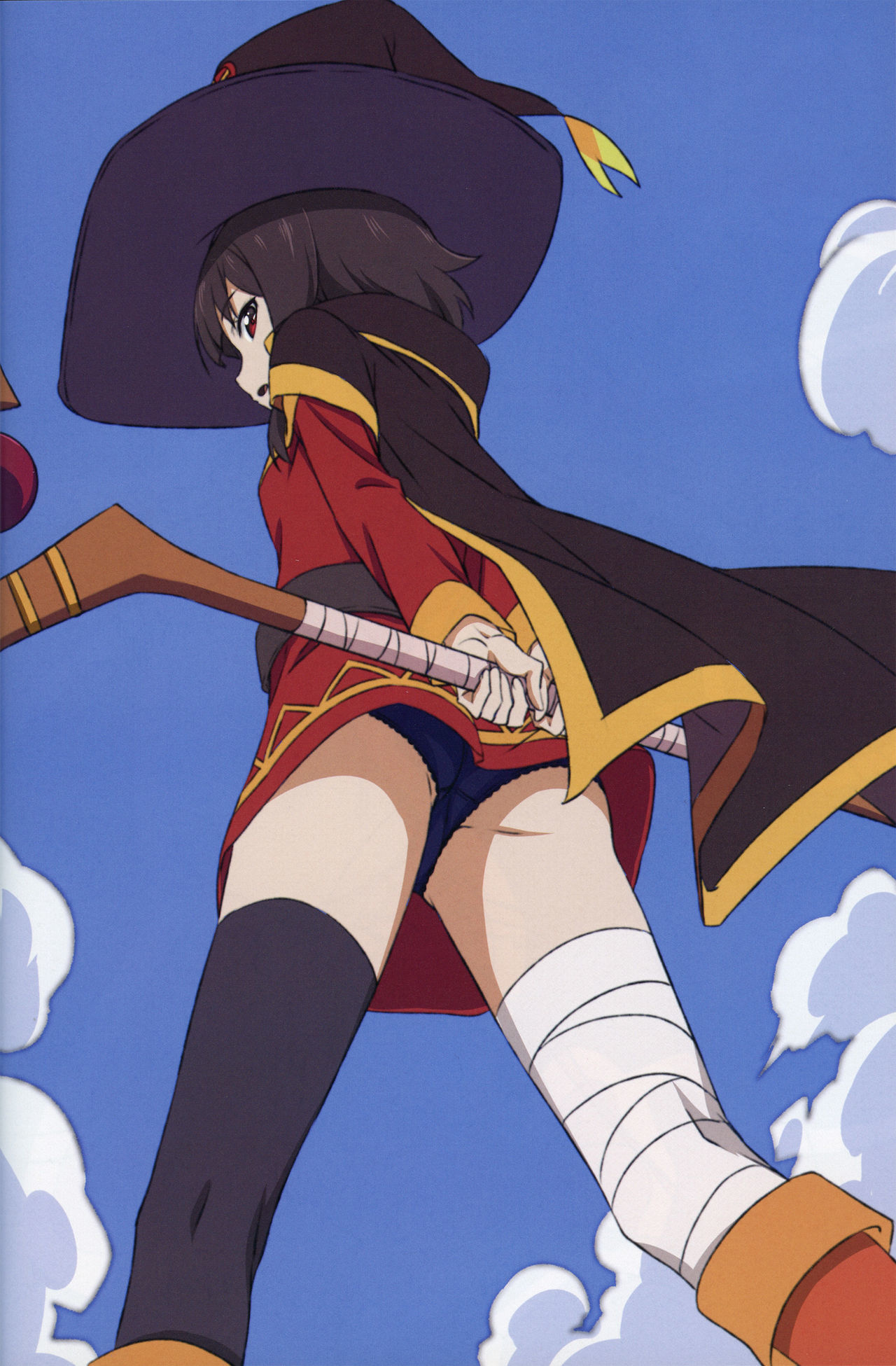 Megumin. - NSFW, Anime, Anime art, Konosuba, Megumin, Longpost