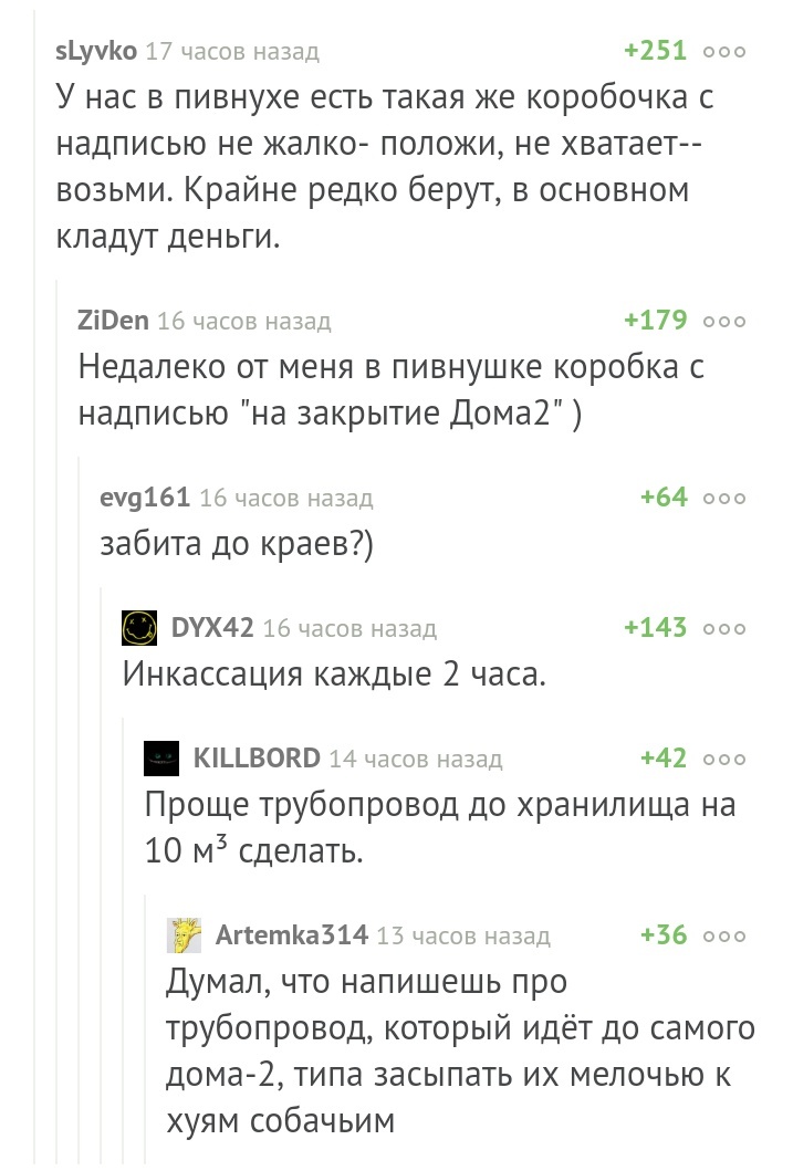 Пожертвования на благое дело - Комментарии на Пикабу, Дом 2