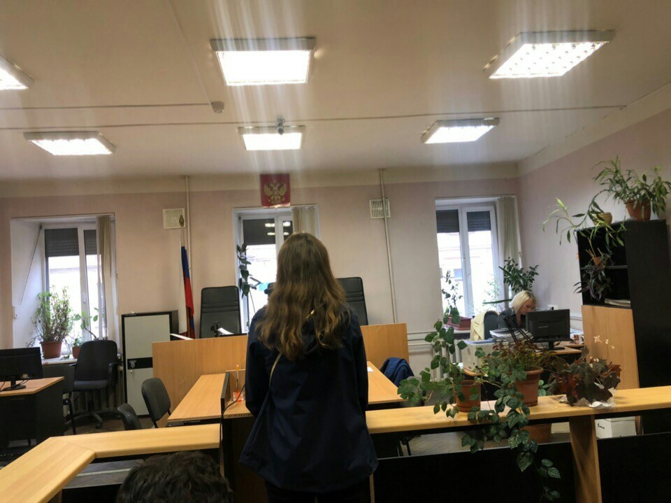 IN ST. PETERSBURG A Komsomol member was sentenced to seven days of imprisonment for her action against garbage reform - Komsomol, Komsomol, The Communist Party, Court, Saint Petersburg, Garbage reform, United Russia, Longpost