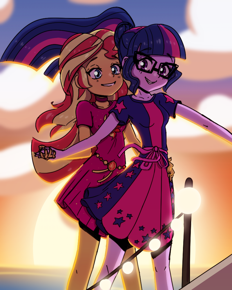 Twilight sparkle x sunset shimmer