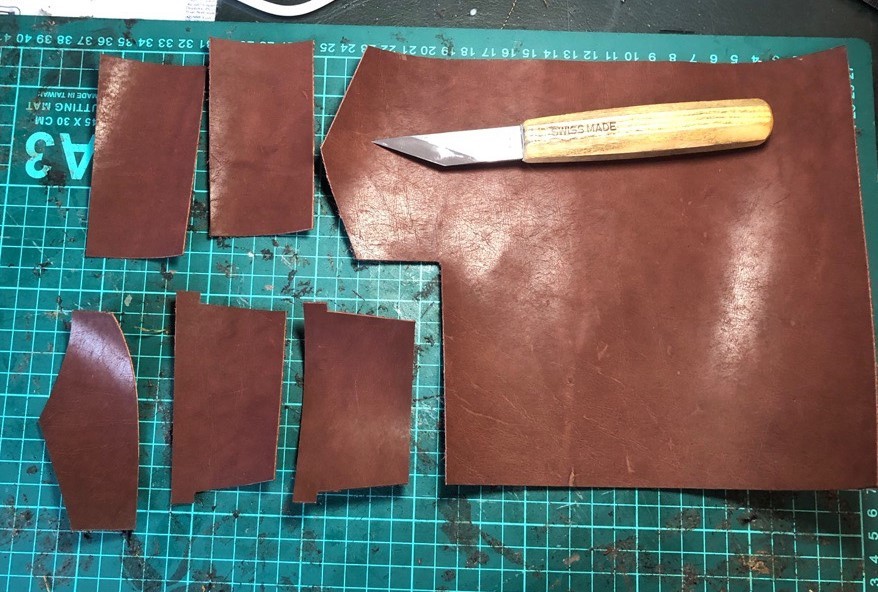 Simple leather wallet - My, Leather wallet, Wallet, Leather products, Wallet, Natural leather, Longpost