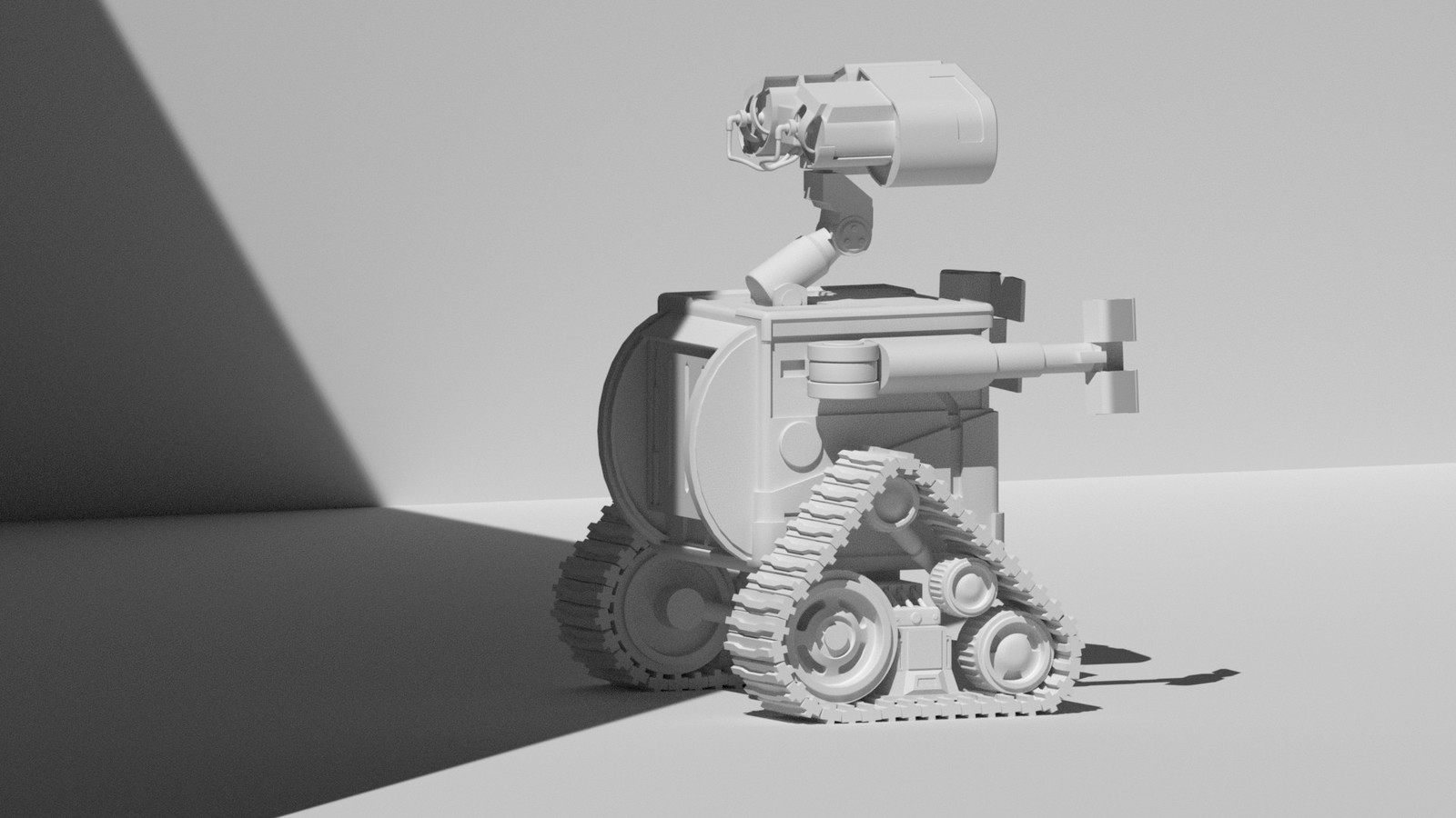 Wall-e 1.0 - My, Render, 3DS max