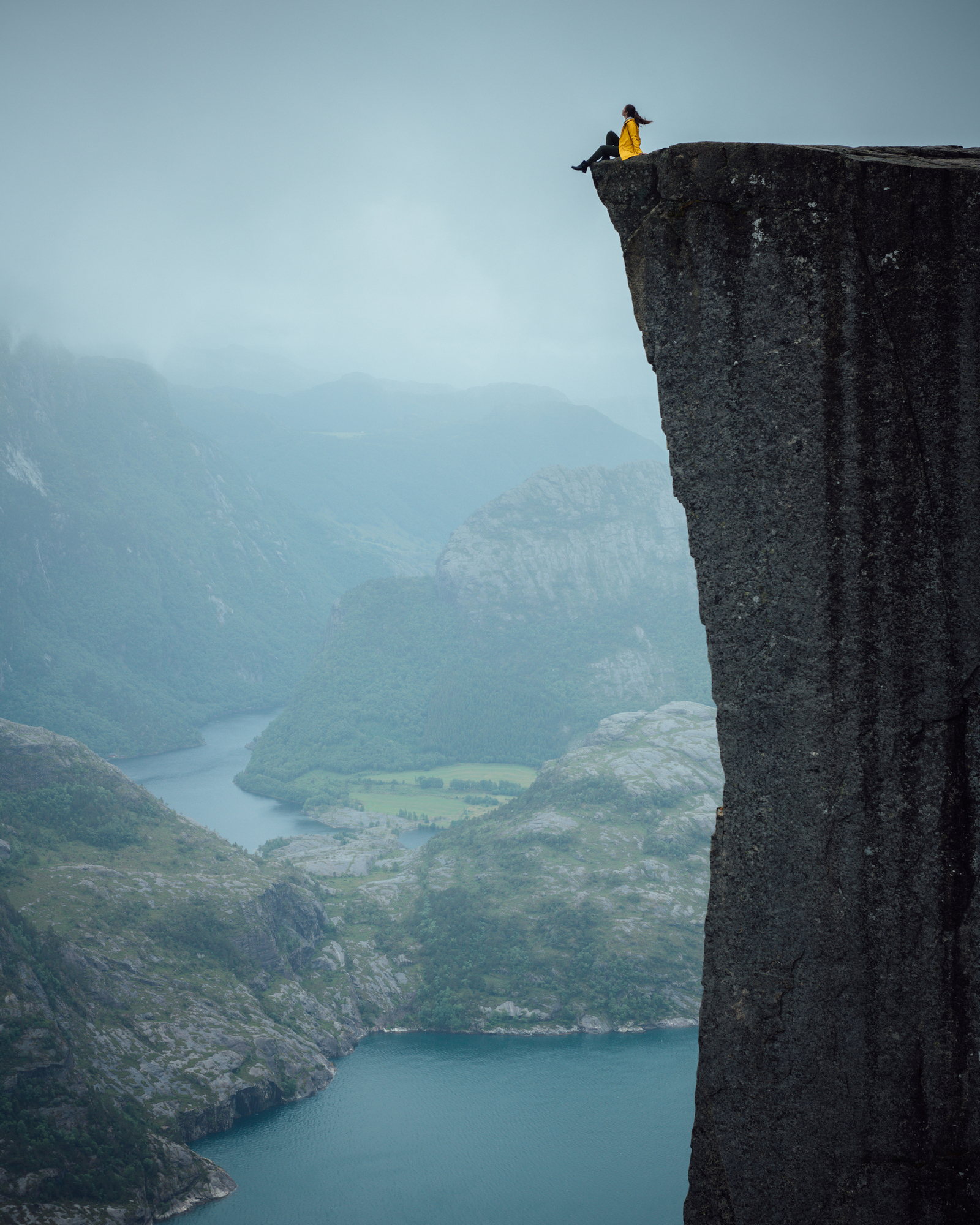 Preacher's Rock (Preikestolen) - My, Norway, Nikon, , , Landscape, Portrait, The rocks, The photo, Nikon d850