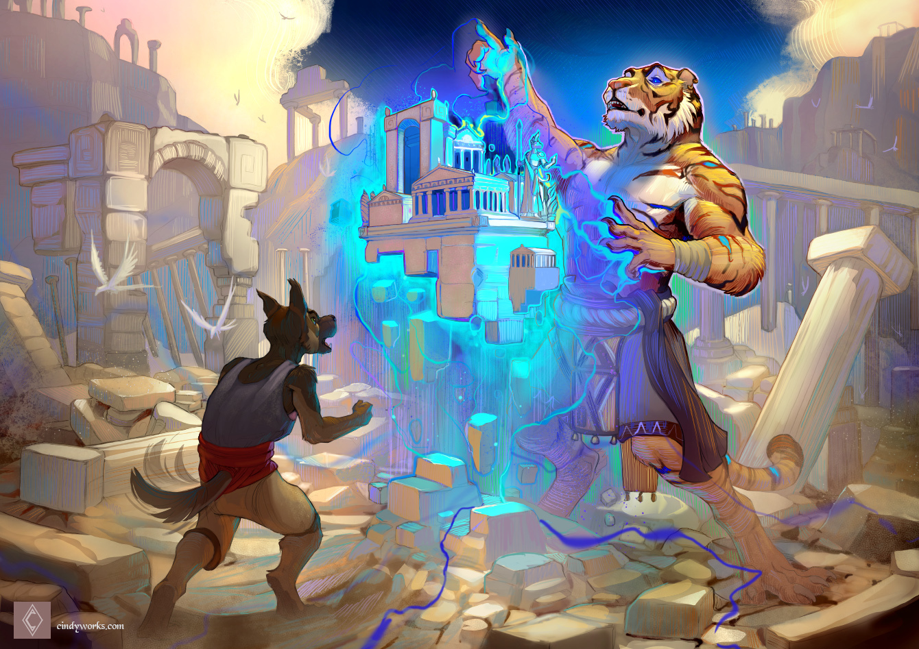 History lesson - Furry, Art, Amarian, Magic, Tiger