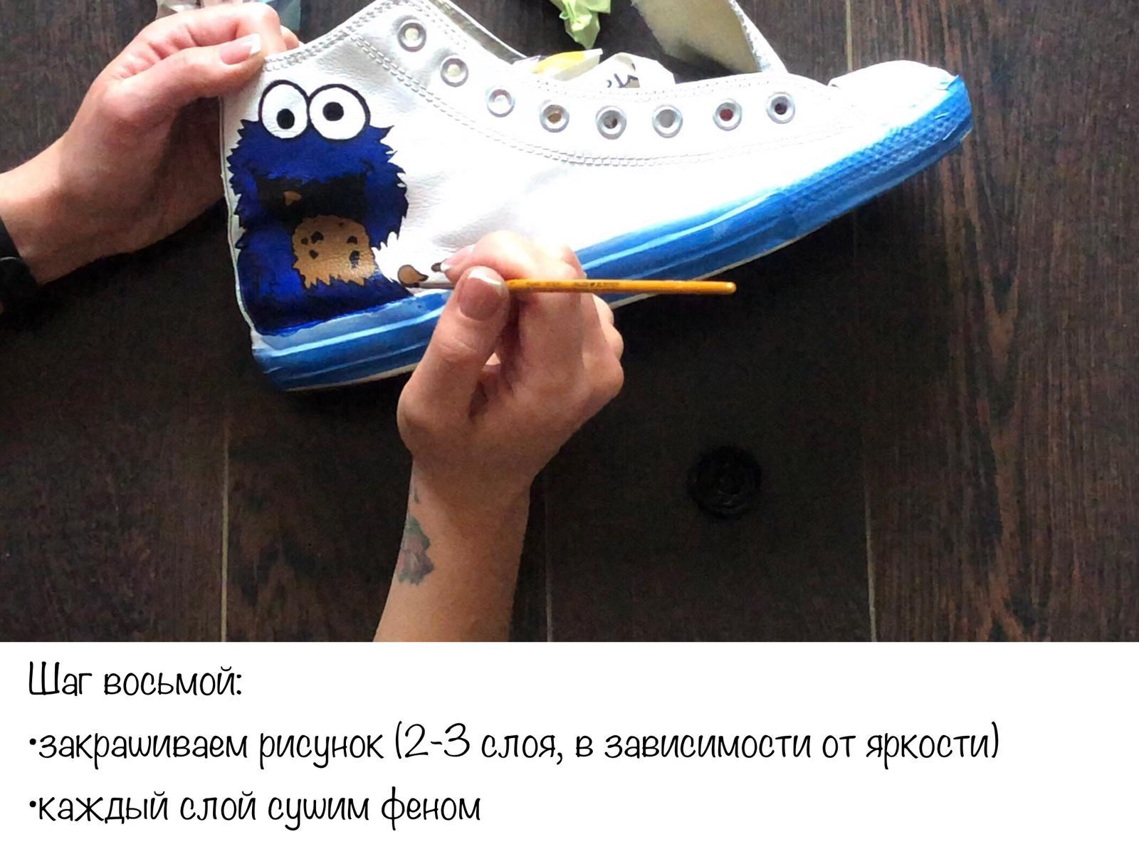 Конверсы Sesame Street - Моё, Обувь, Кеды, Длиннопост, Krisbokickz, Улица сезам, Cookie Monster, Elmo, Арт, Converse, Видео