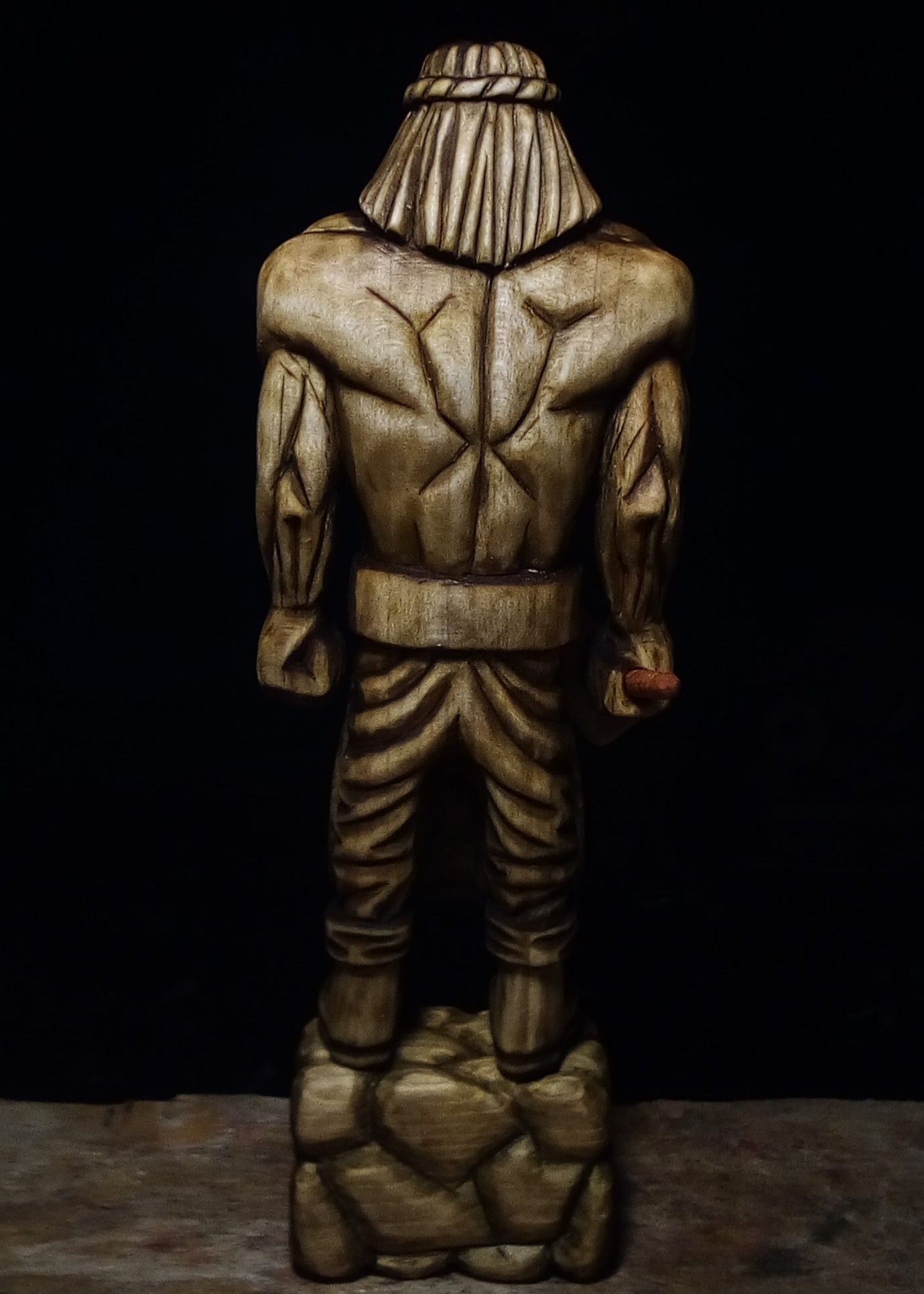 SVAROG, material linden, cedar, alder. height 22cm. - My, Wood carving, Slavic mythology, Svarog, Longpost