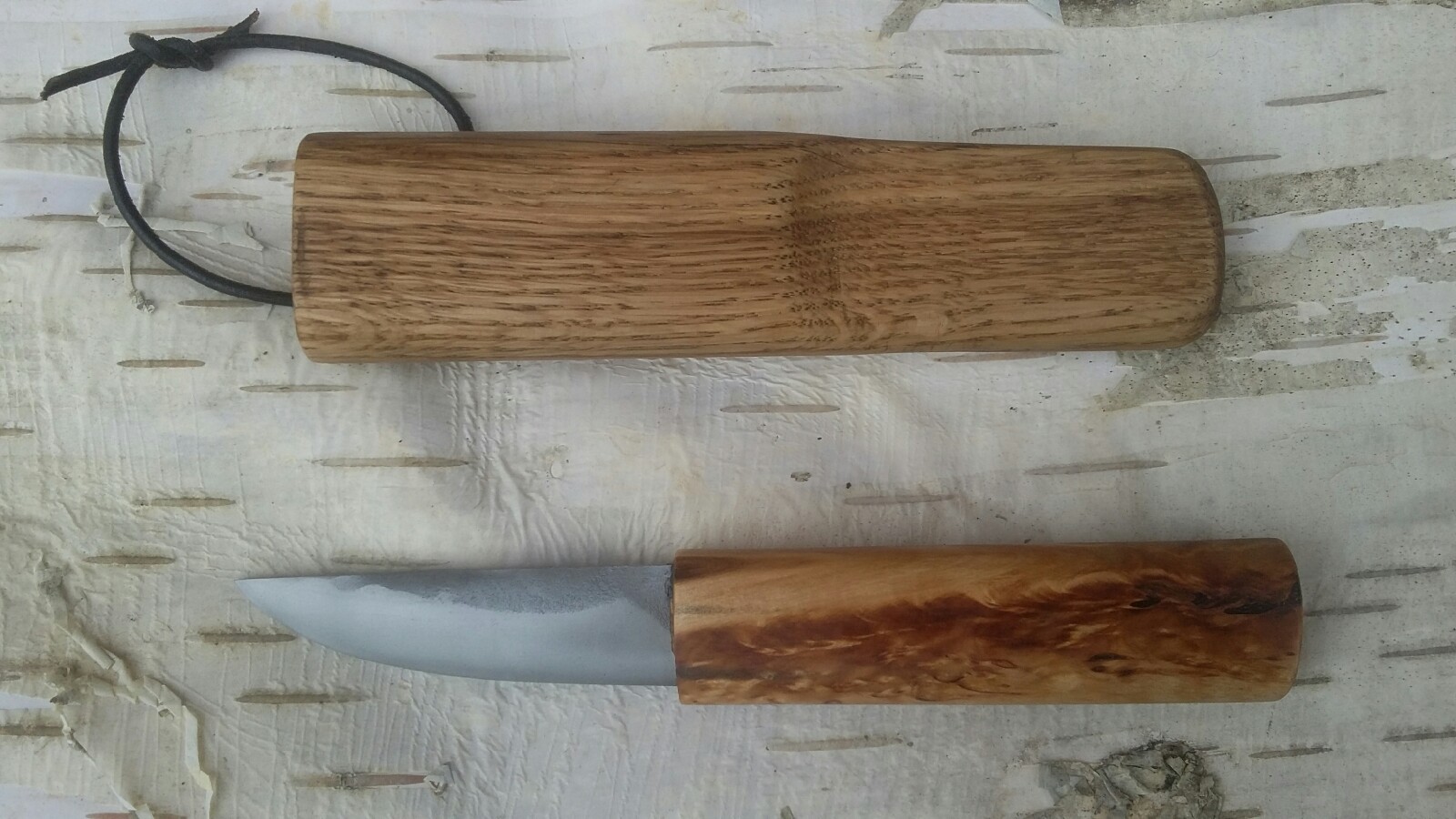 Yakut in solid wood scabbard. - My, Yakut knife, Sheath, Longpost