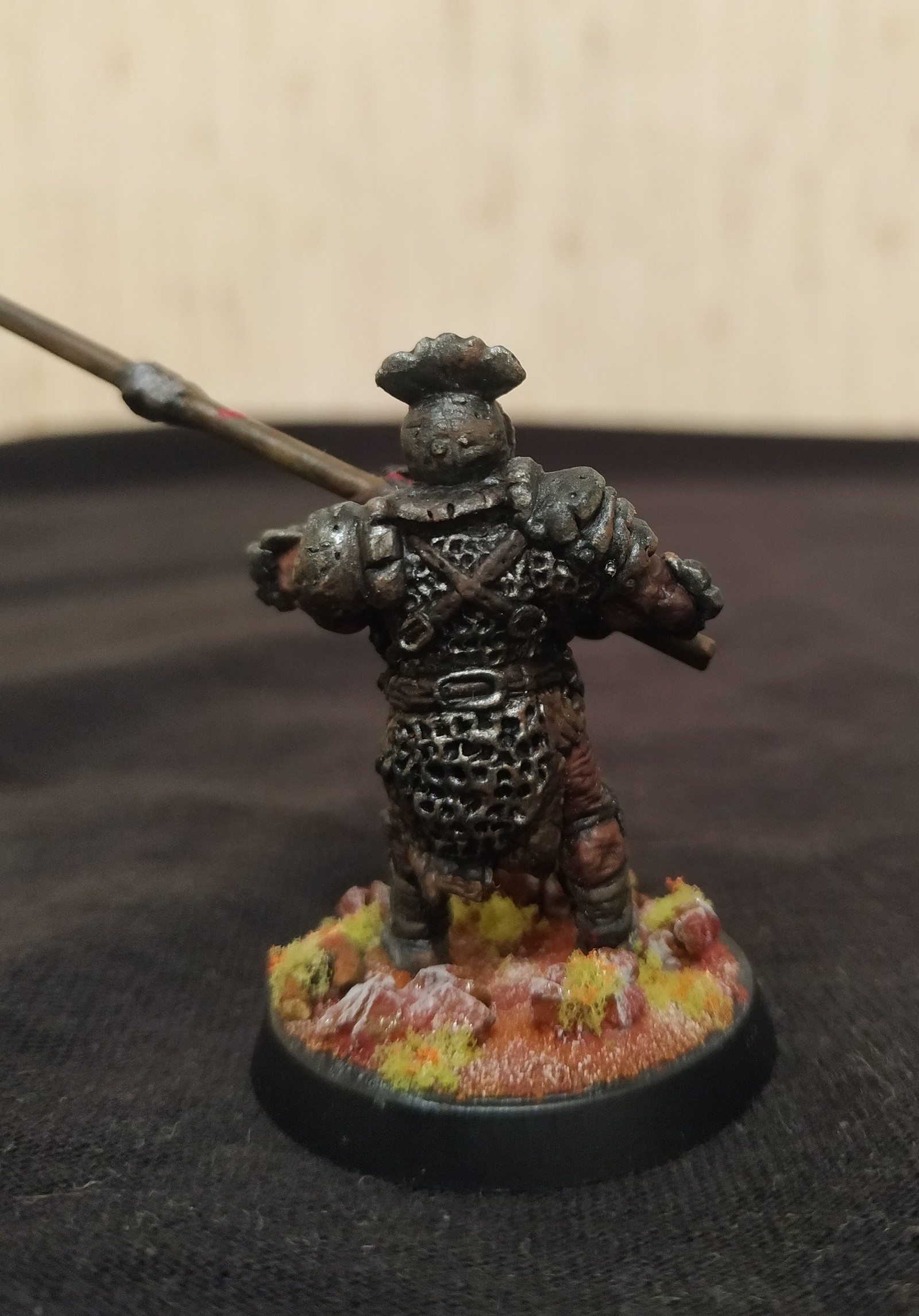 Uruk-hai (lord of the rings) - My, Miniature, 28mm, Lord of the Rings, , Handmade, Лепка, Wargame, Longpost