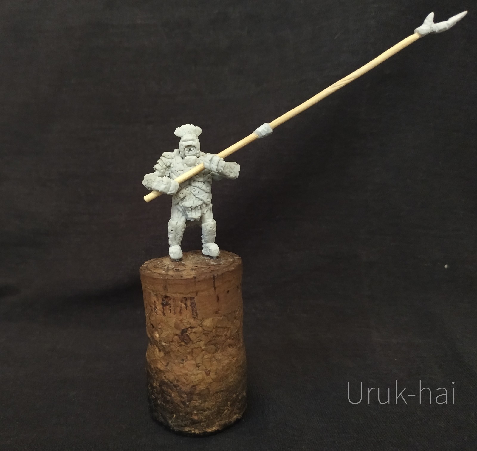 Uruk-hai (lord of the rings) - My, Miniature, 28mm, Lord of the Rings, , Handmade, Лепка, Wargame, Longpost