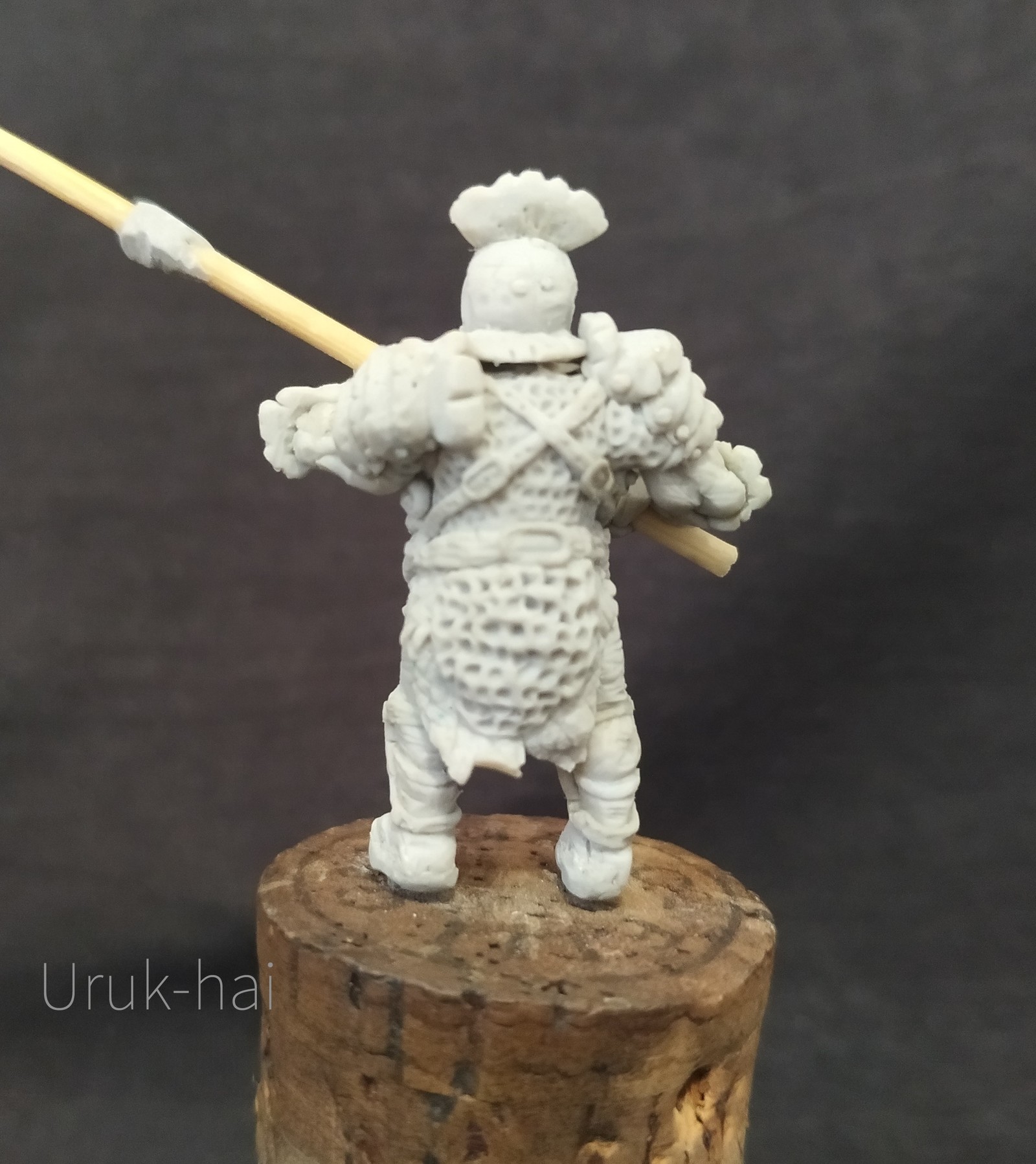 Uruk-hai (lord of the rings) - My, Miniature, 28mm, Lord of the Rings, , Handmade, Лепка, Wargame, Longpost