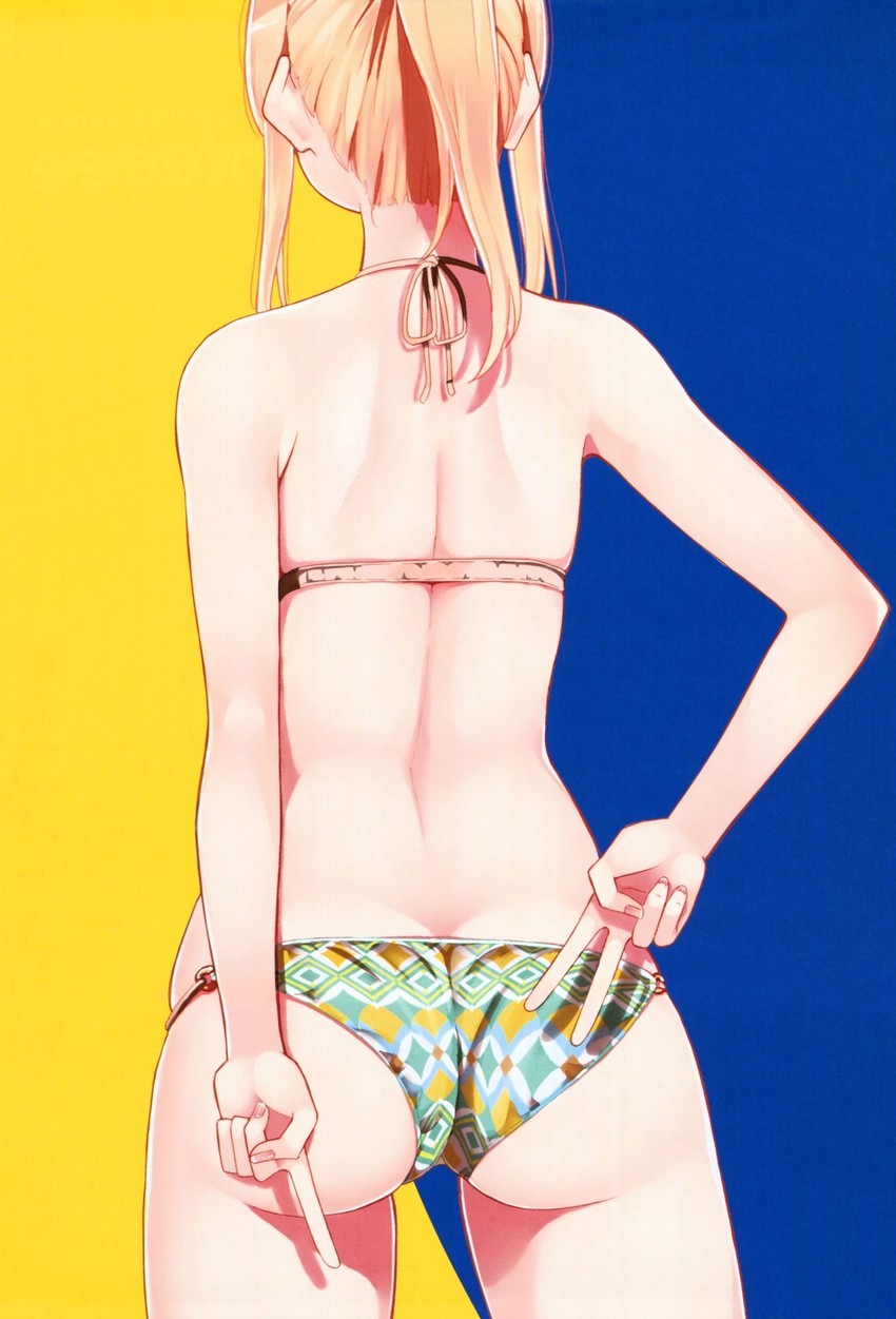 Harukana receive art's part I - Anime, Anime art, Harukana Receive, Haruka Oozora, , Beach volleyball, Swimsuit, Longpost