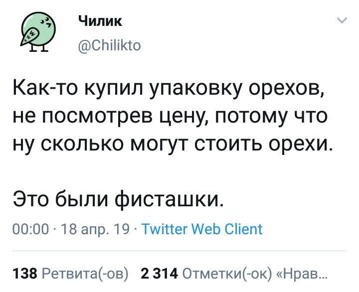 Стоимость орехов - Фисташки, Чилик, Цены, Орехи, Twitter, Скриншот