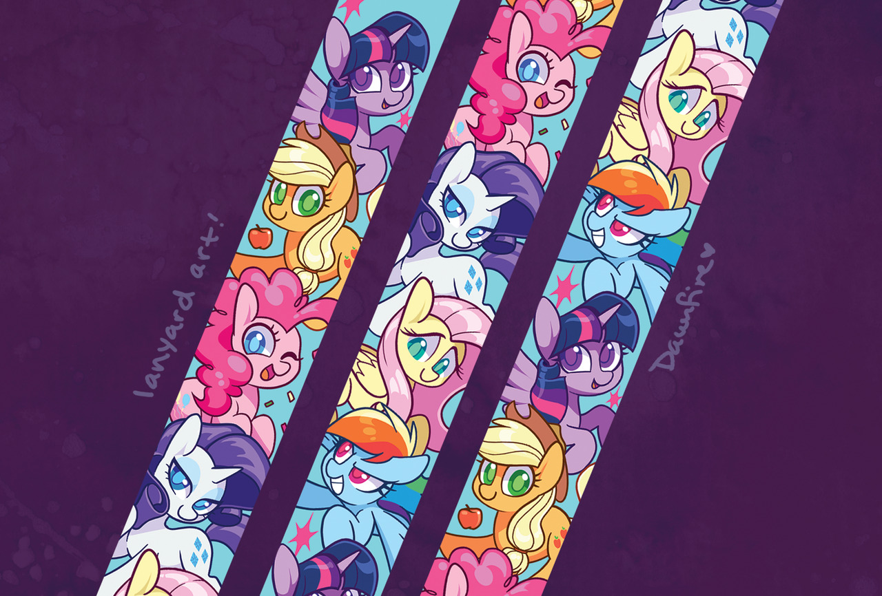 The Lanyard Art - My little pony, Mane 6, Trixie, Starlight Glimmer, Celebi-Yoshi