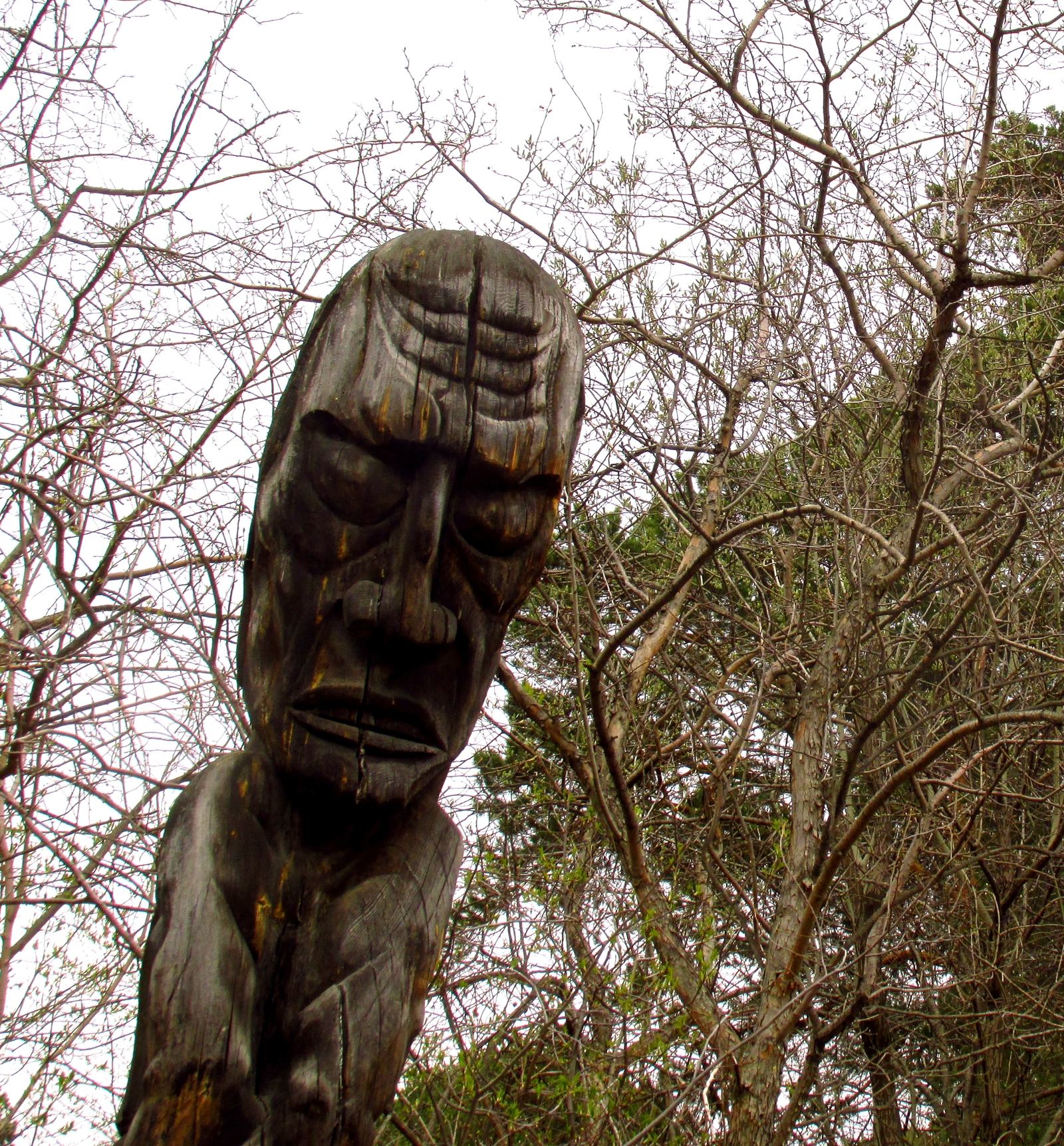 Spirits of the Ural forest - My, Art, Wood sculpture, Yekaterinburg, Forest, Longpost