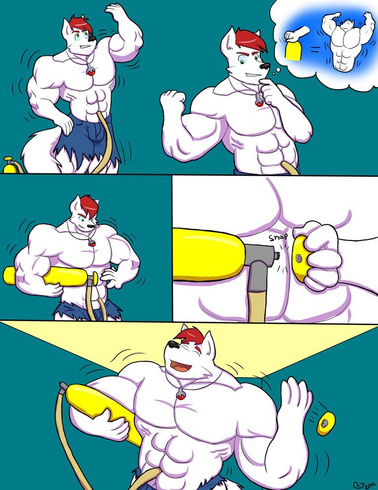 Muscle growth (Achtung! Not for the faint of heart and impressionable people!) - Muscle, Art, Deviantart, Characters (edit), My little pony, Spiderman, Harley quinn, Tom and Jerry, Longpost