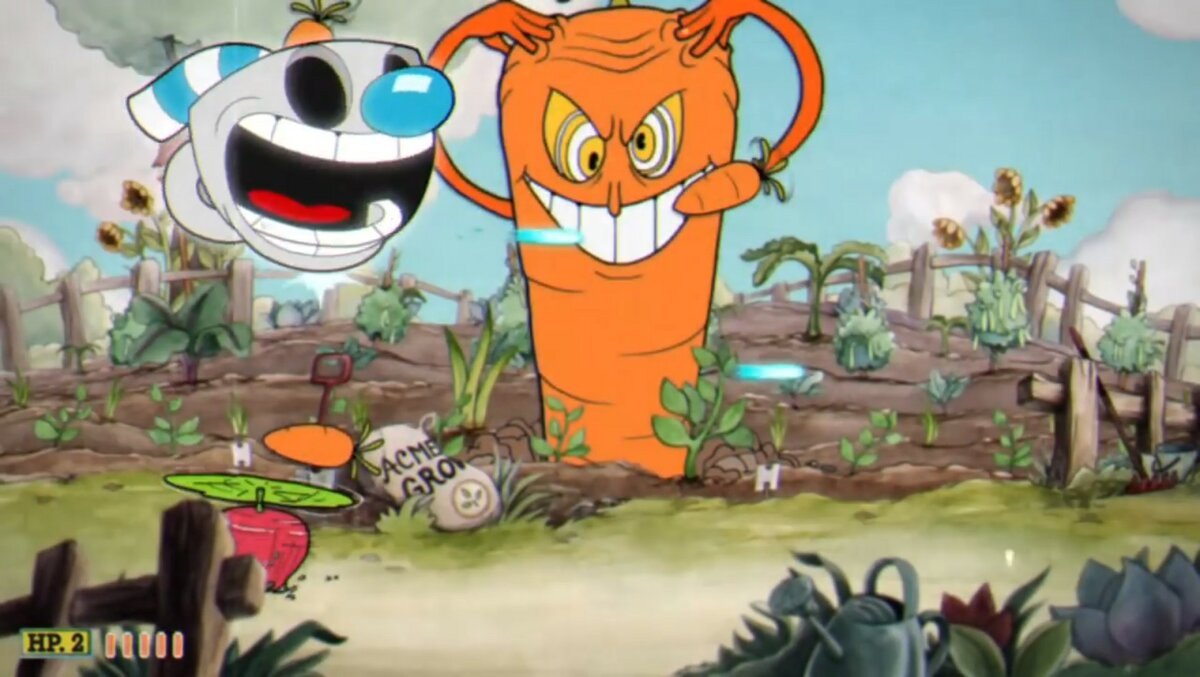 Новый персонаж и анимация в Cuphead | Пикабу