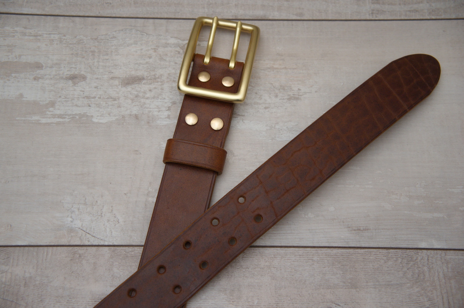 Leather belt - 1 pc. - My, Belt, Leather, Leather belt, Handmade, Needlework with process, Longpost