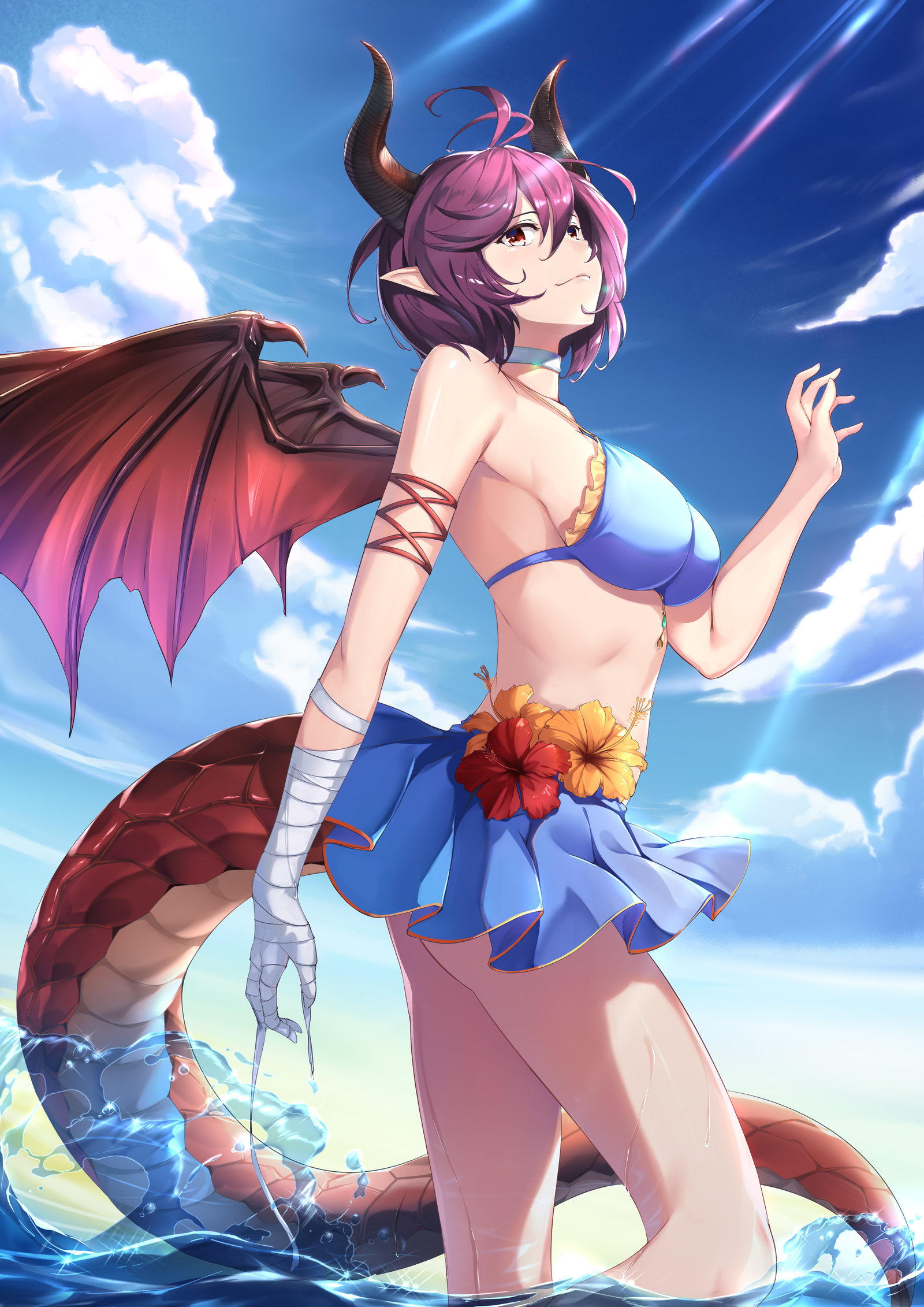 Grea - Anime, Anime art, Granblue fantasy, Shingeki no bahamut, Grea