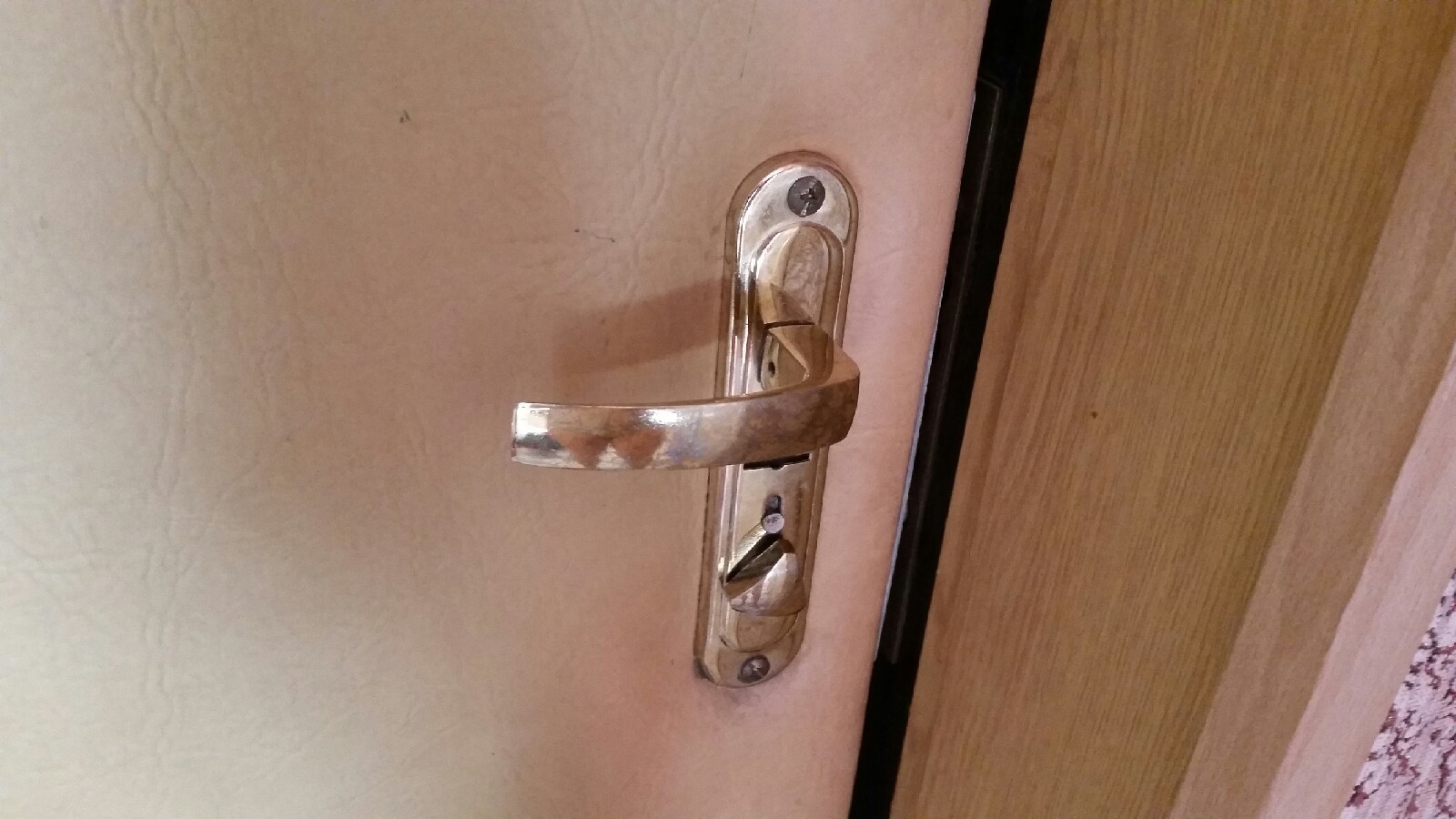 Doorlock helped with the lock. - My, Life hack, Locks, Gratitude, Review, Longpost