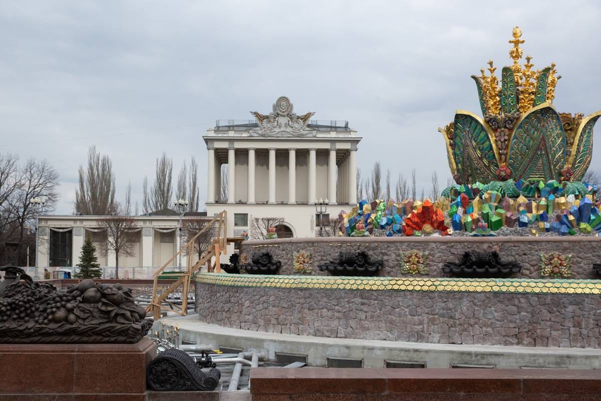 Fountain restored at VDNKh... - Moscow, VDNKh, Restoration, Fountain, Muscovite Studies